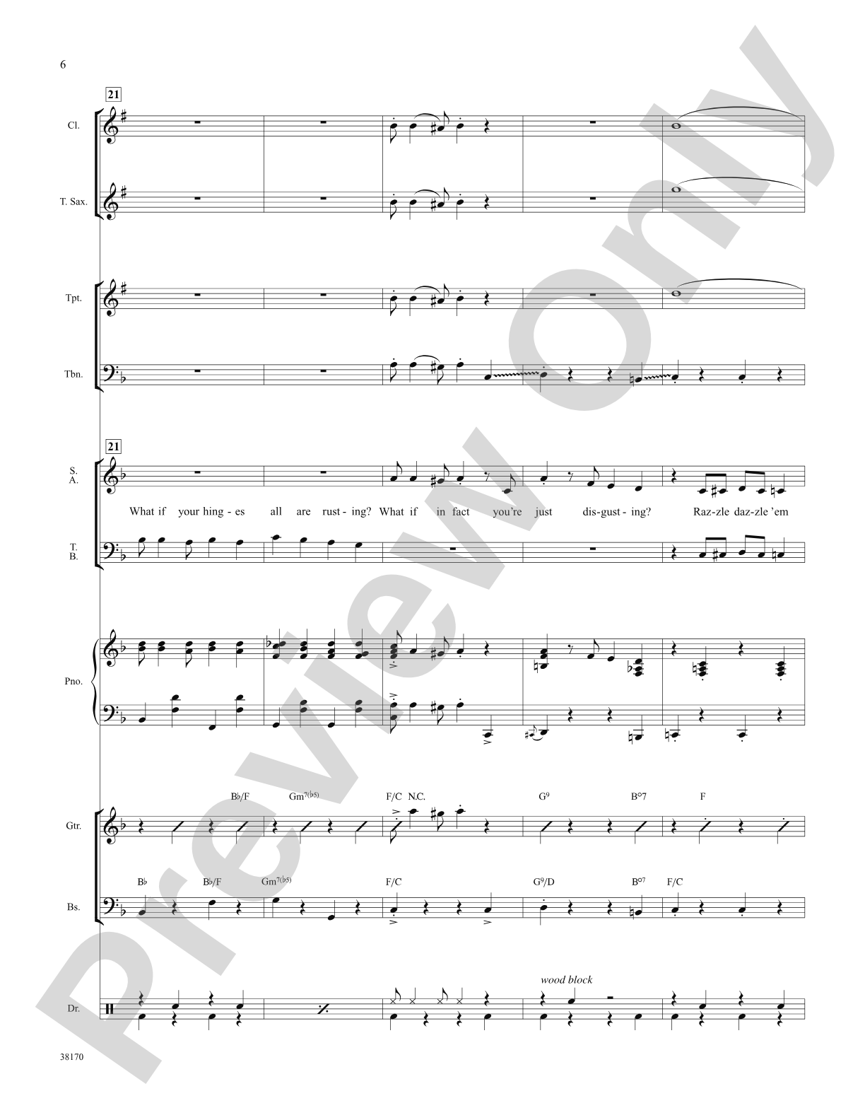 Razzle Dazzle (from the musical Chicago): Choral SoundPax