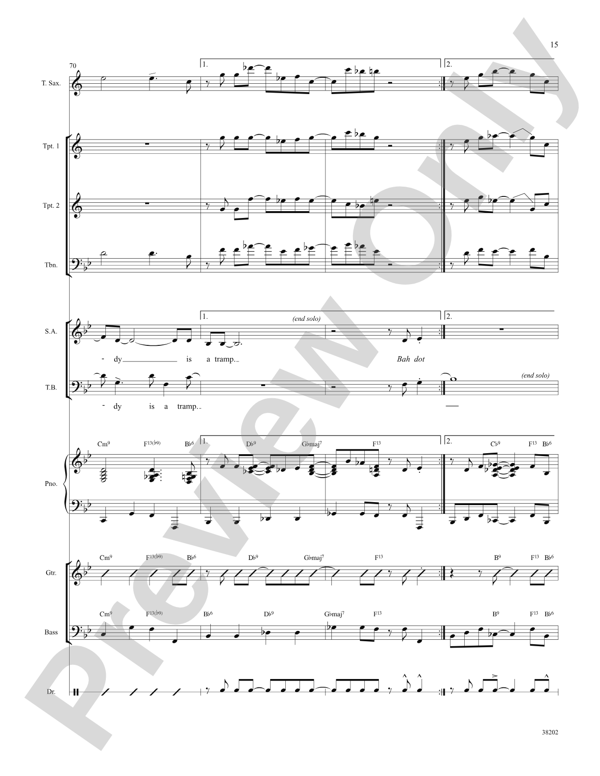 The Lady Is a Tramp: Choral SoundPax