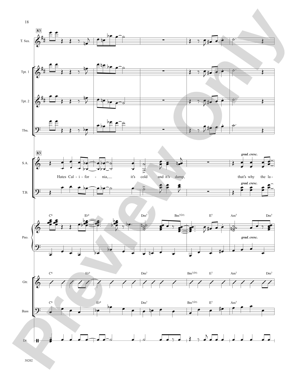 The Lady Is a Tramp: Choral SoundPax