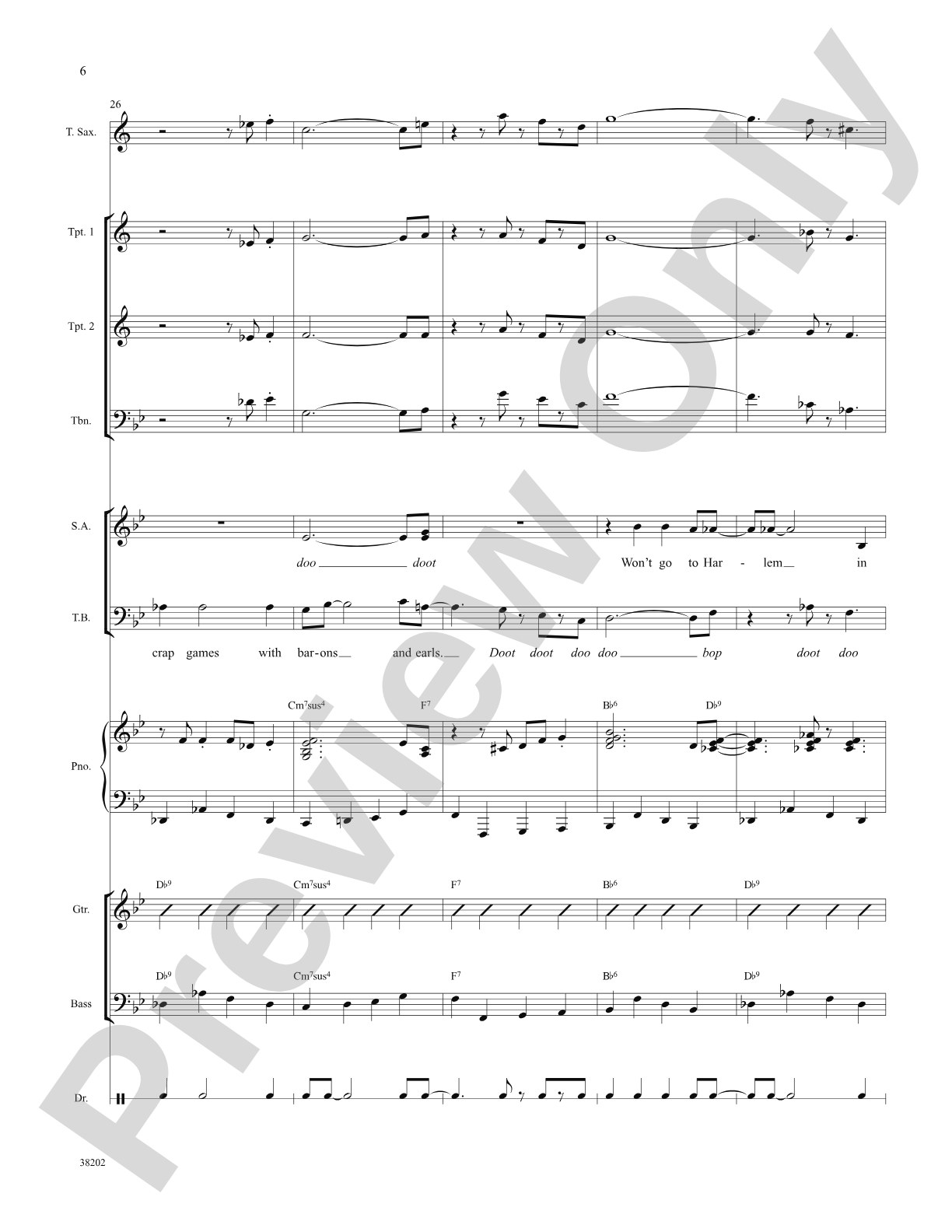 The Lady Is a Tramp: Choral SoundPax