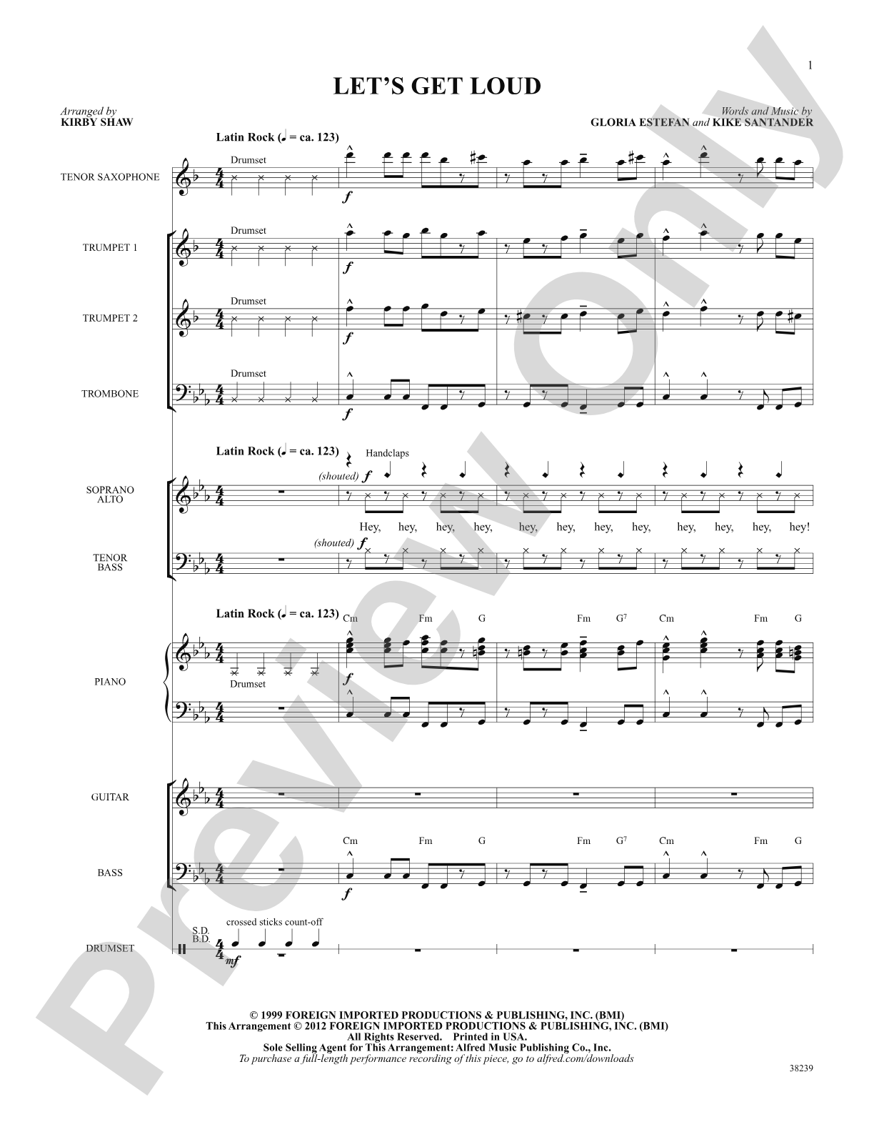 Let's Get Loud: Choral SoundPax