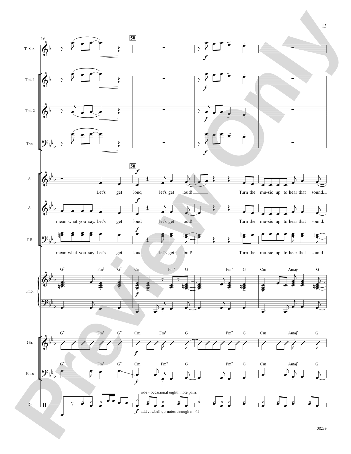 Let's Get Loud: Choral SoundPax