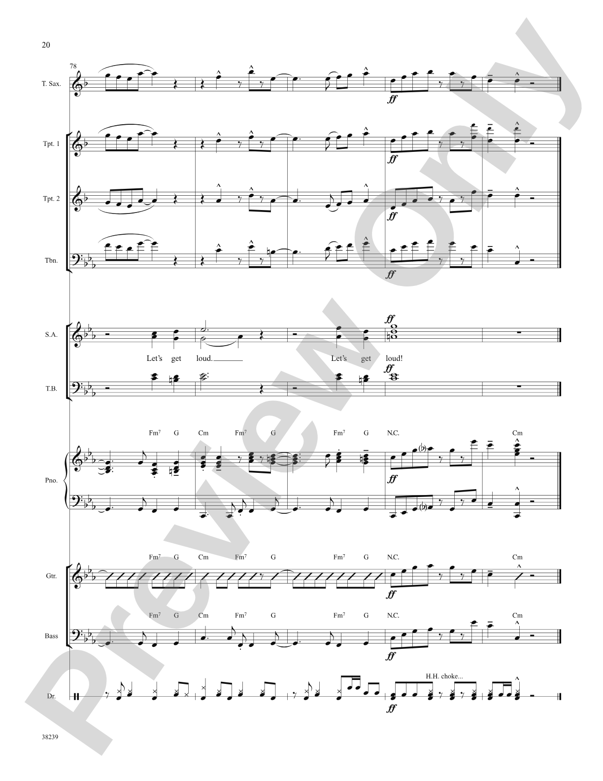Let's Get Loud: Choral SoundPax