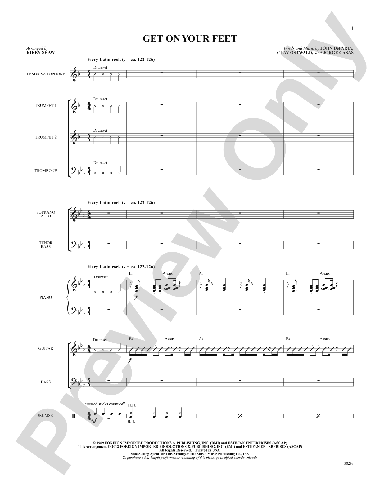 Get On Your Feet: Choral SoundPax