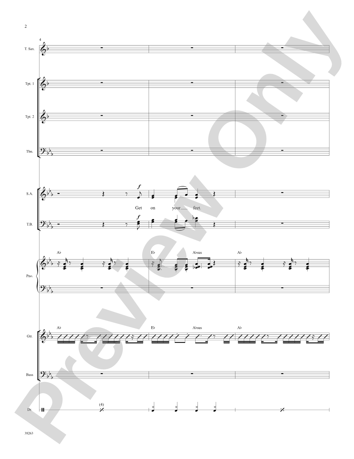 Get On Your Feet: Choral SoundPax