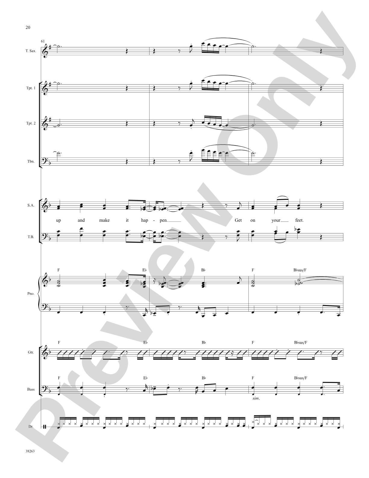 Get On Your Feet: Choral SoundPax