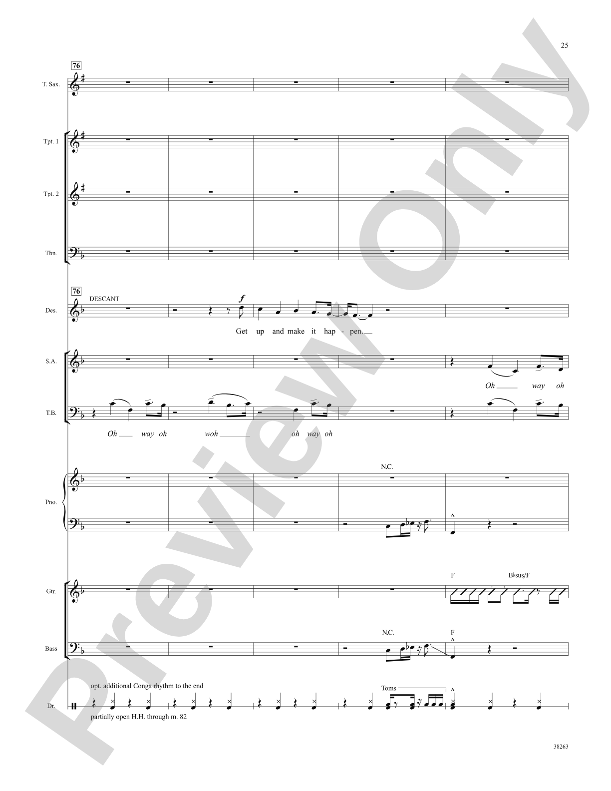 Get On Your Feet: Choral SoundPax