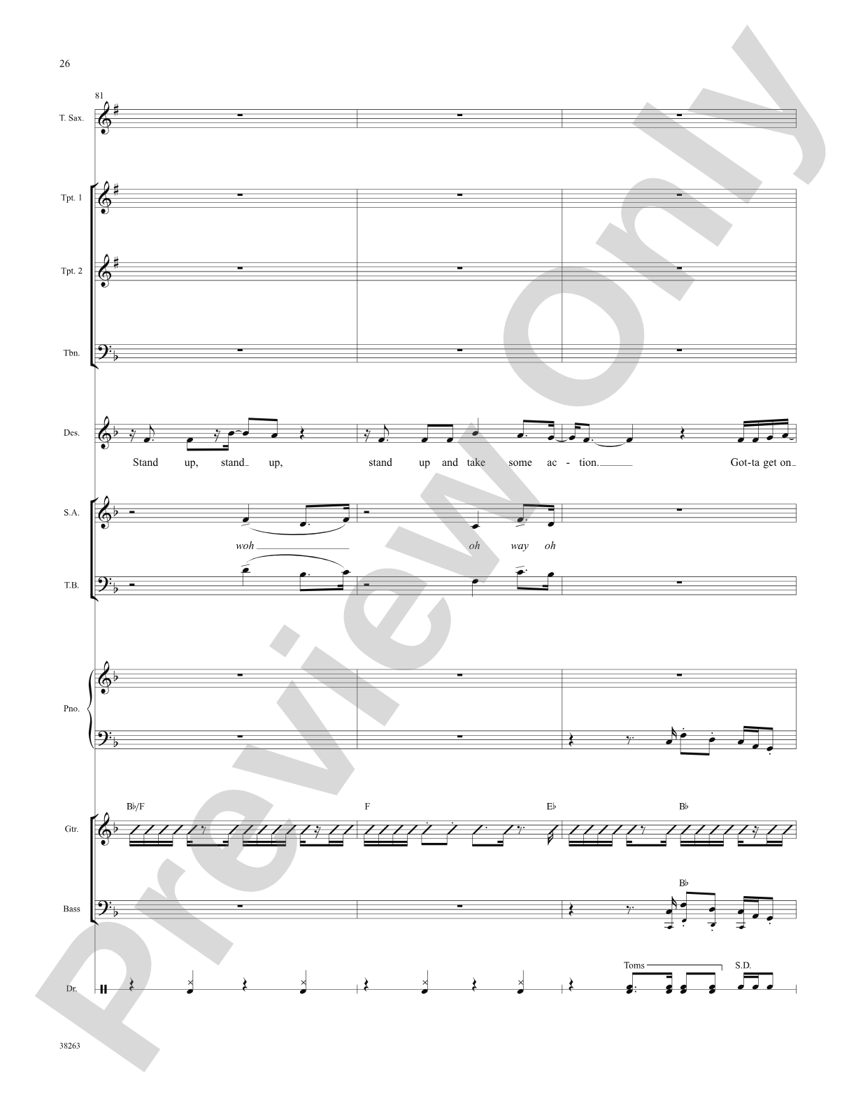 Get On Your Feet: Choral SoundPax
