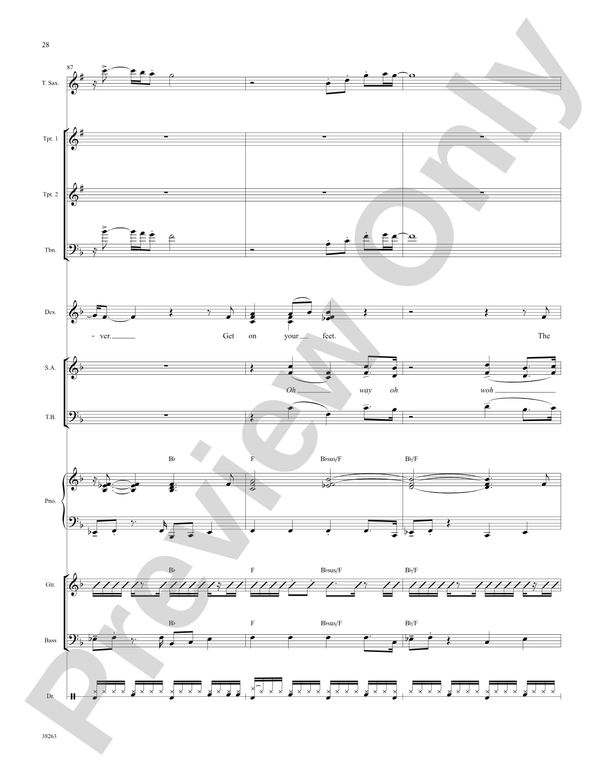 Get On Your Feet: Choral SoundPax