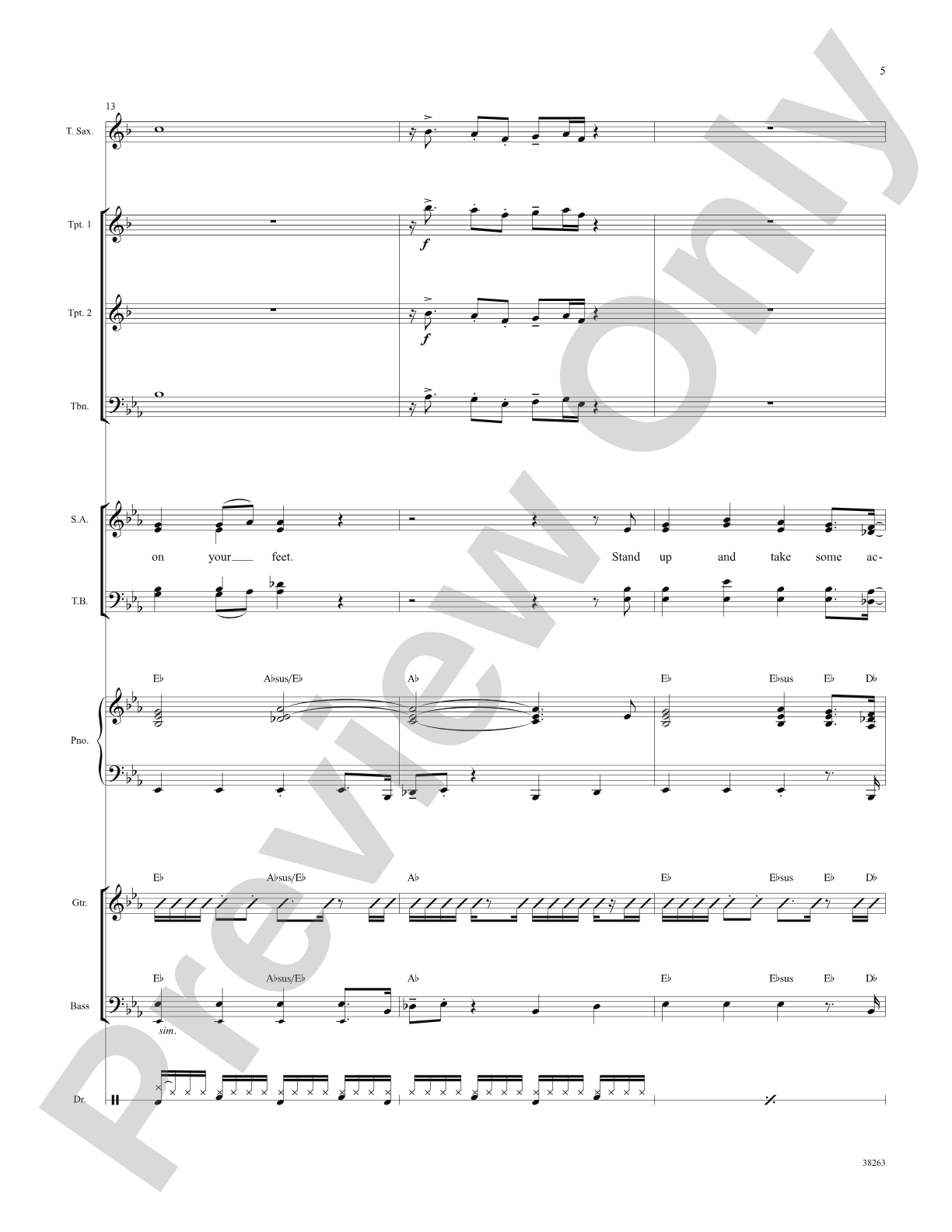 Get On Your Feet: Choral SoundPax