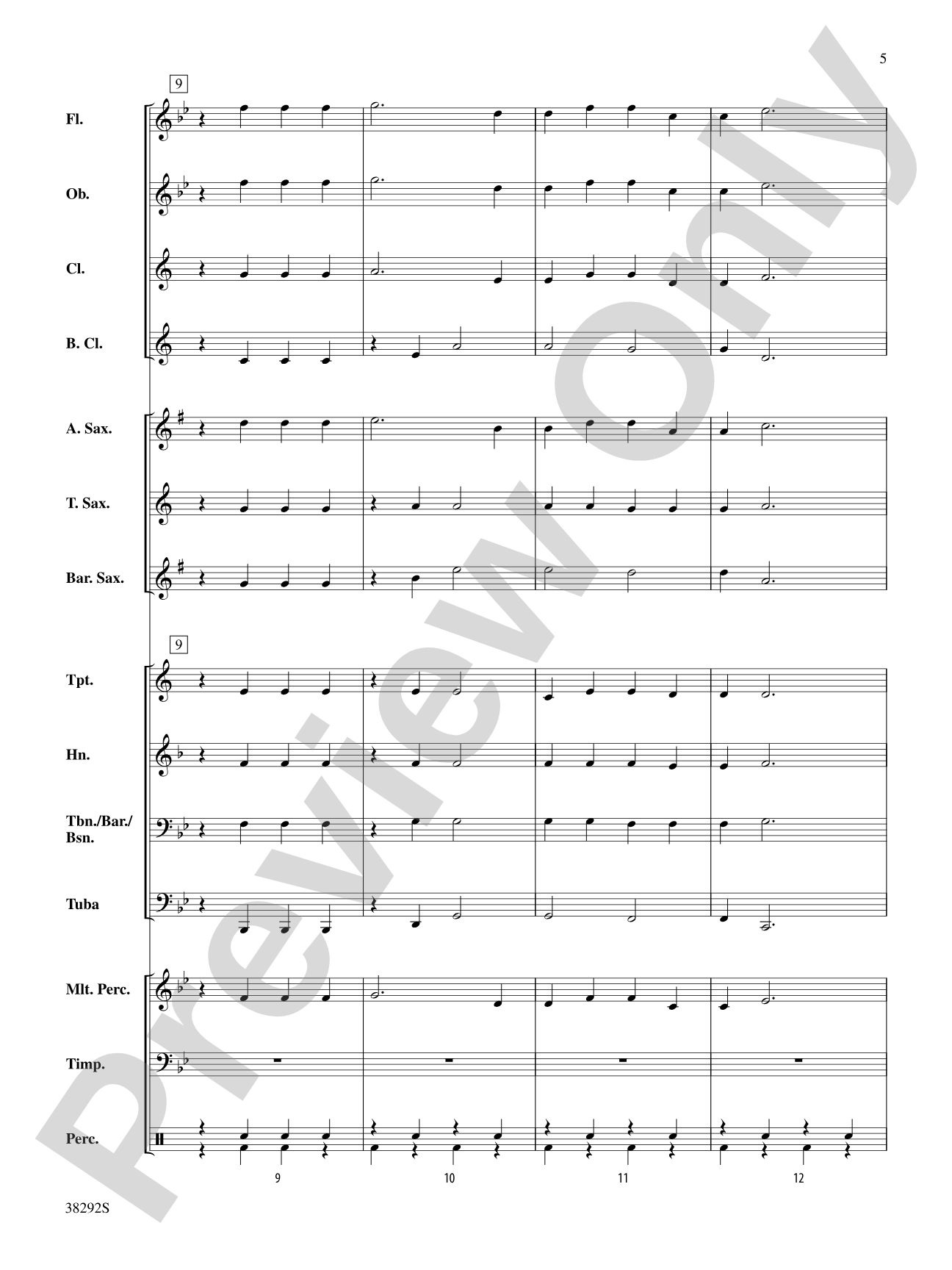 Finlandia: Concert Band Conductor Score & Parts