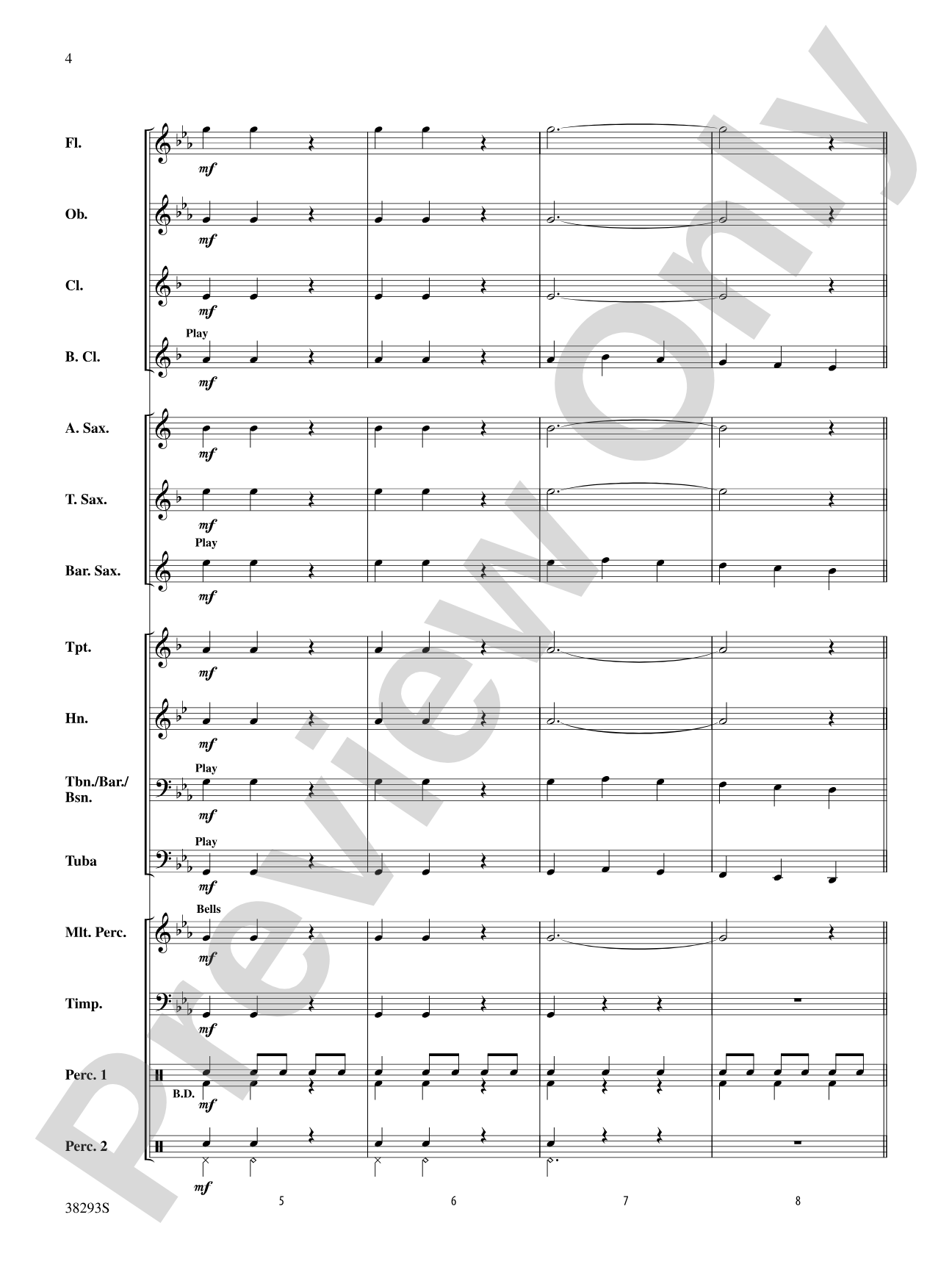 The Beast: Concert Band Conductor Score & Parts