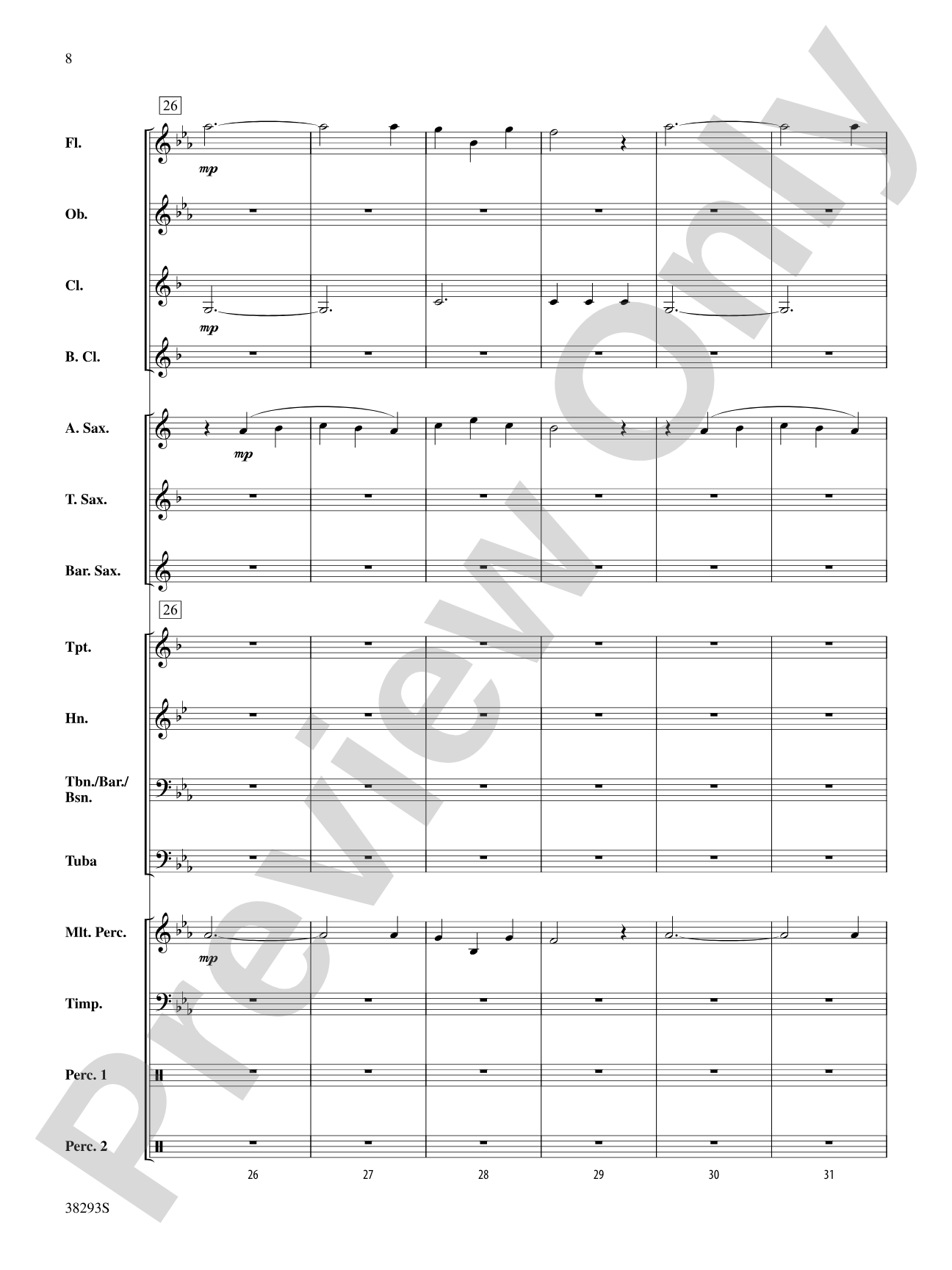 The Beast: Concert Band Conductor Score & Parts