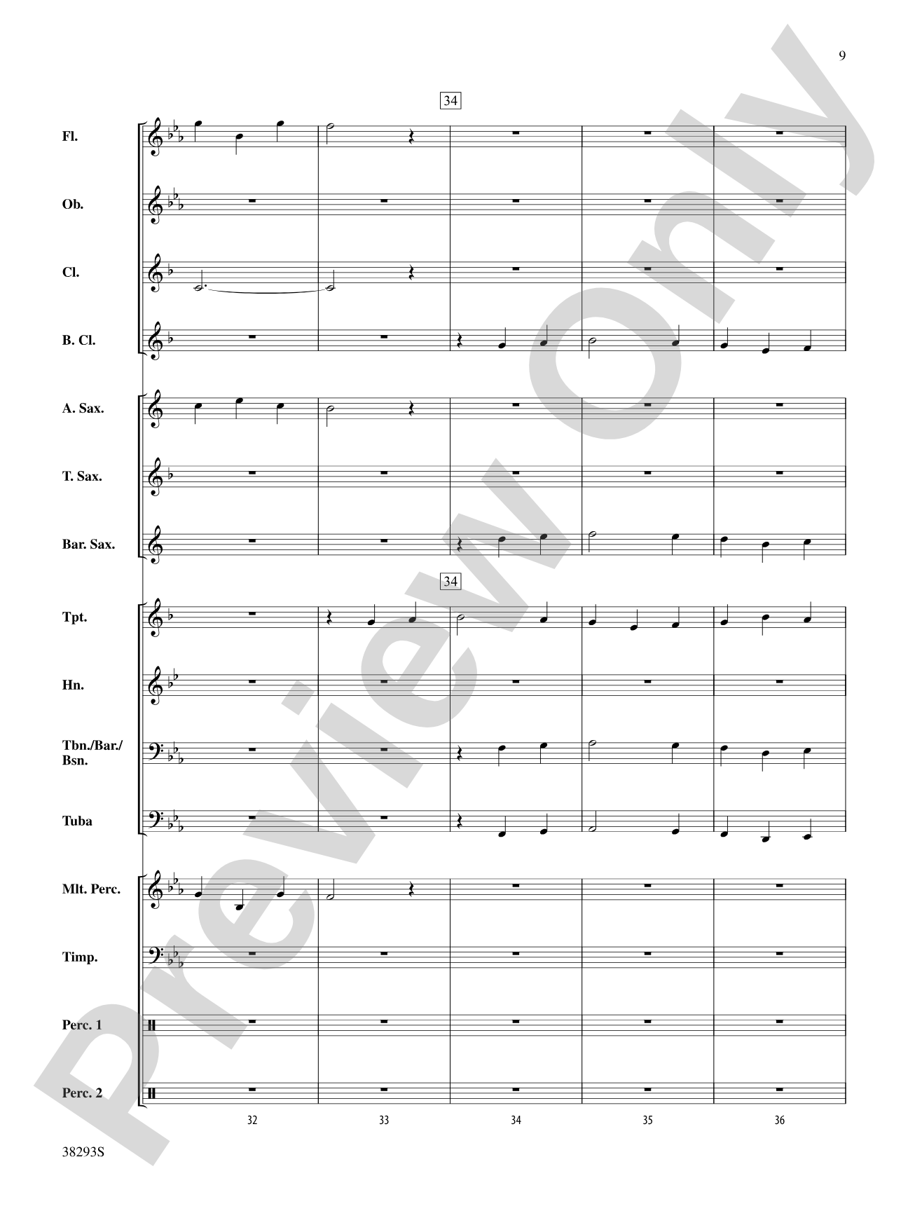 The Beast: Concert Band Conductor Score & Parts