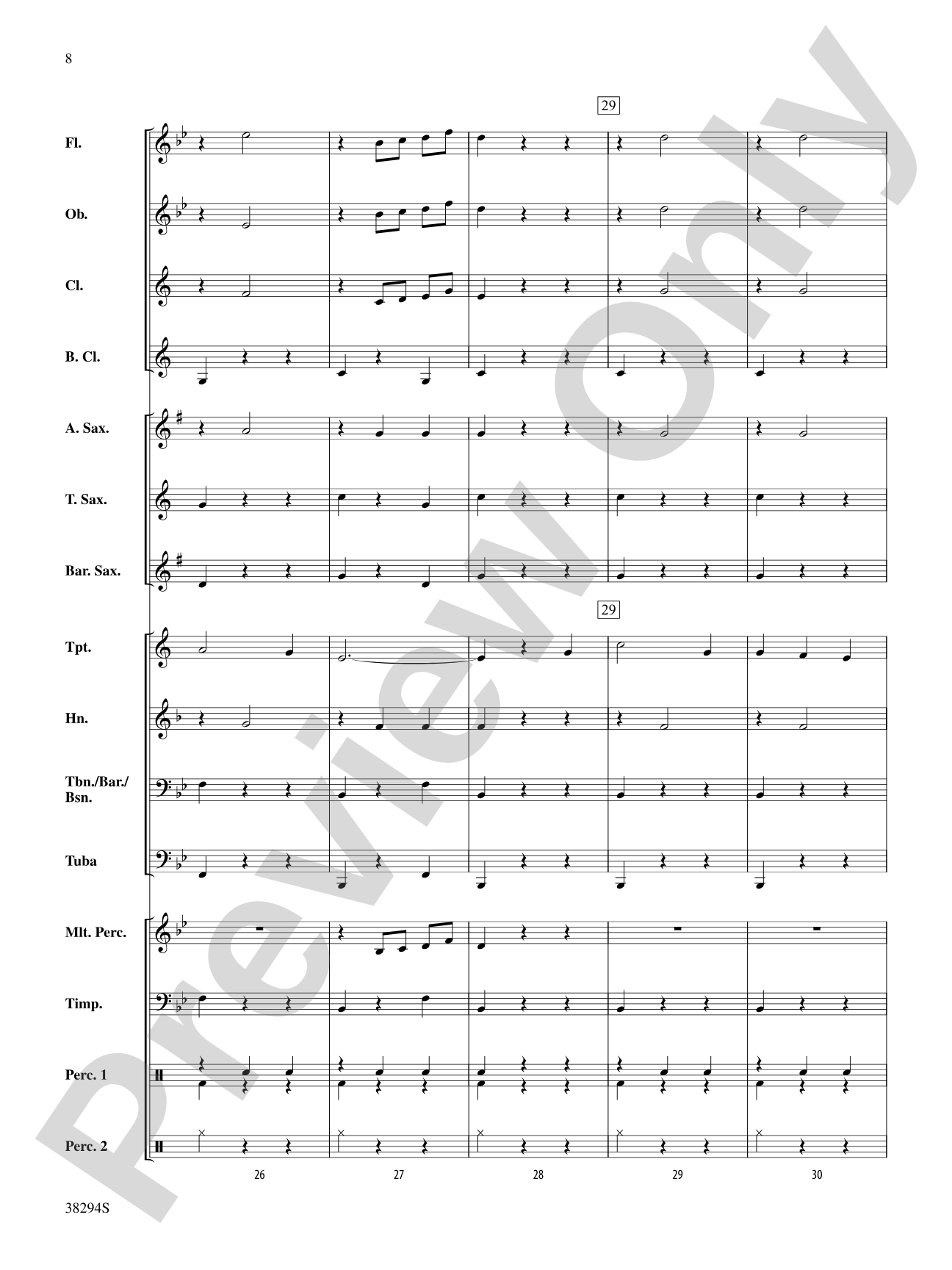Carnival of Venice: Concert Band Conductor Score & Parts