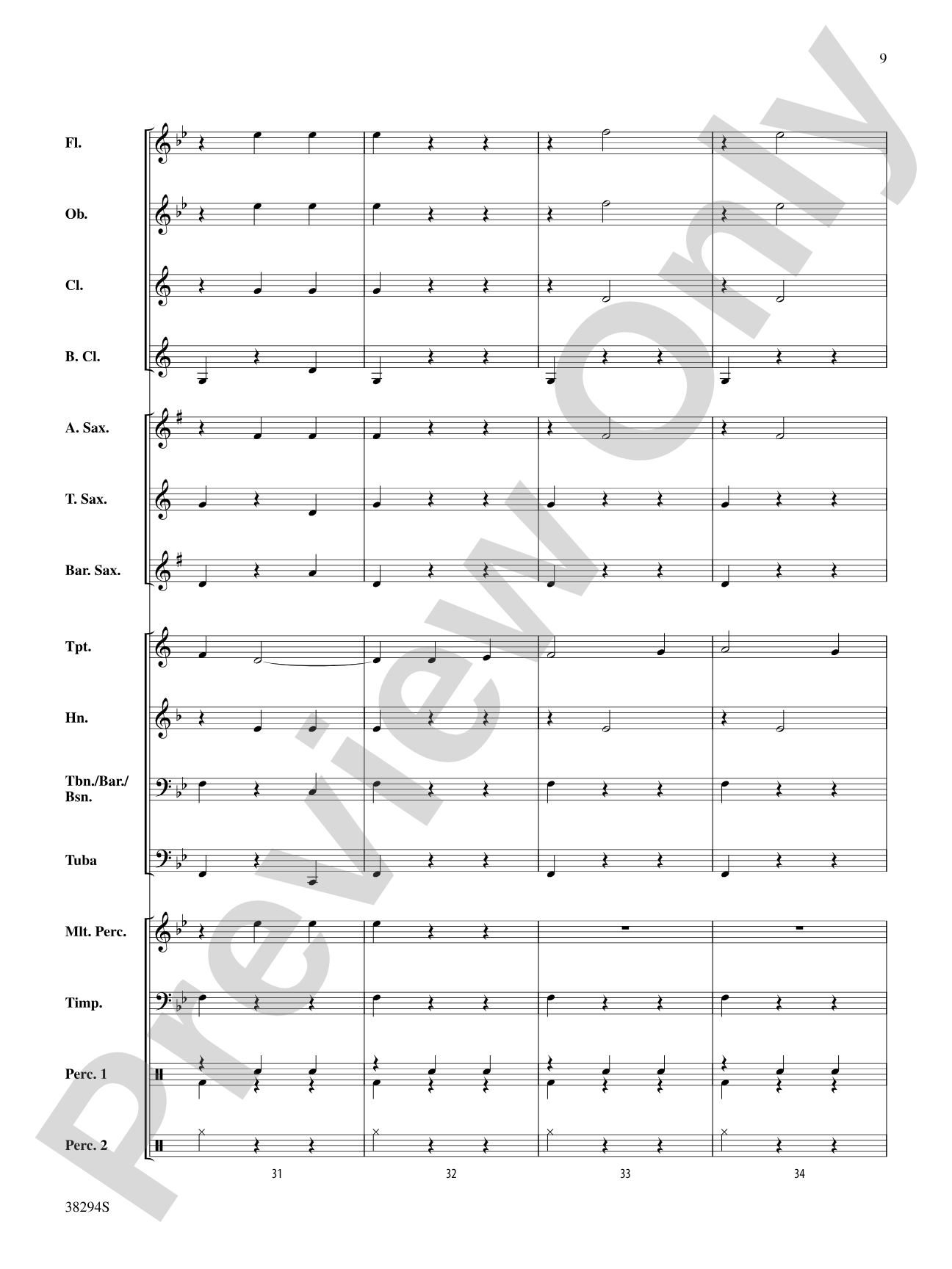 Carnival of Venice: Concert Band Conductor Score & Parts