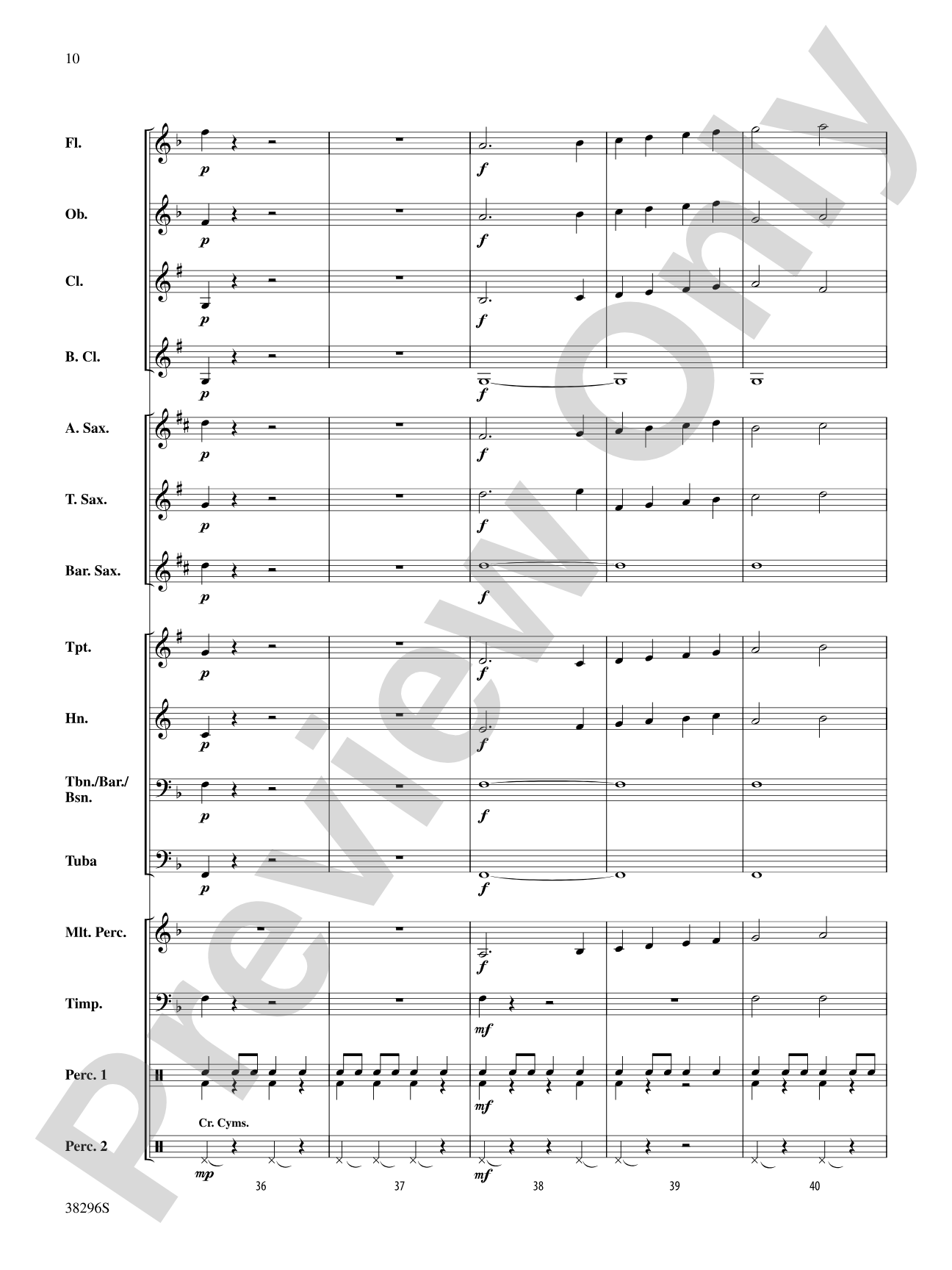 Prelude (from the Holberg Suite): Concert Band Conductor Score & Parts