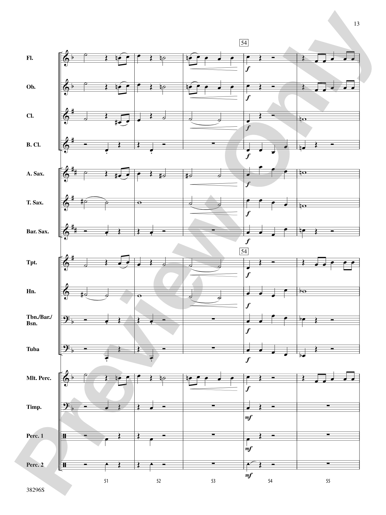 Prelude (from the Holberg Suite): Concert Band Conductor Score & Parts