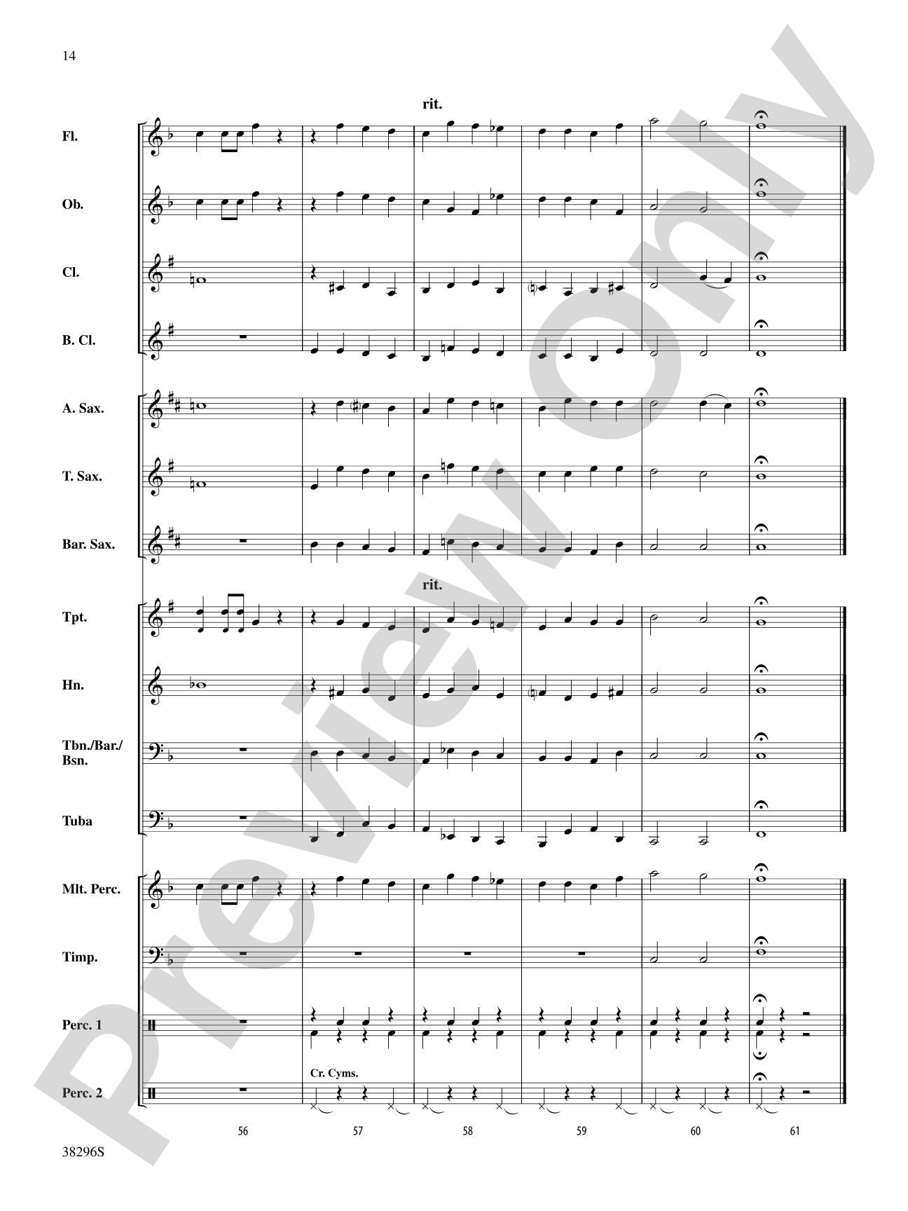Prelude (from the Holberg Suite): Concert Band Conductor Score & Parts