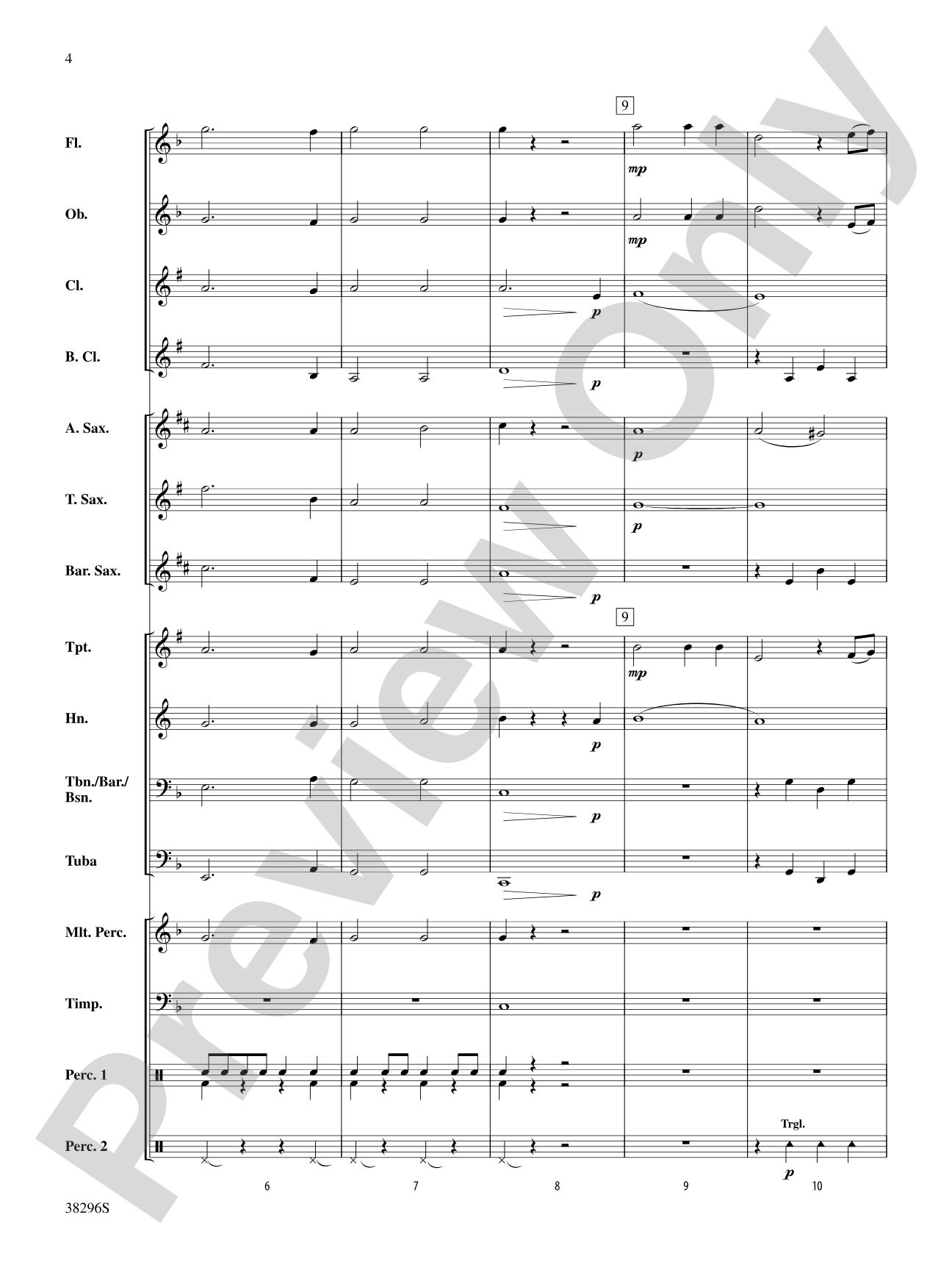 Prelude (from the Holberg Suite): Concert Band Conductor Score & Parts