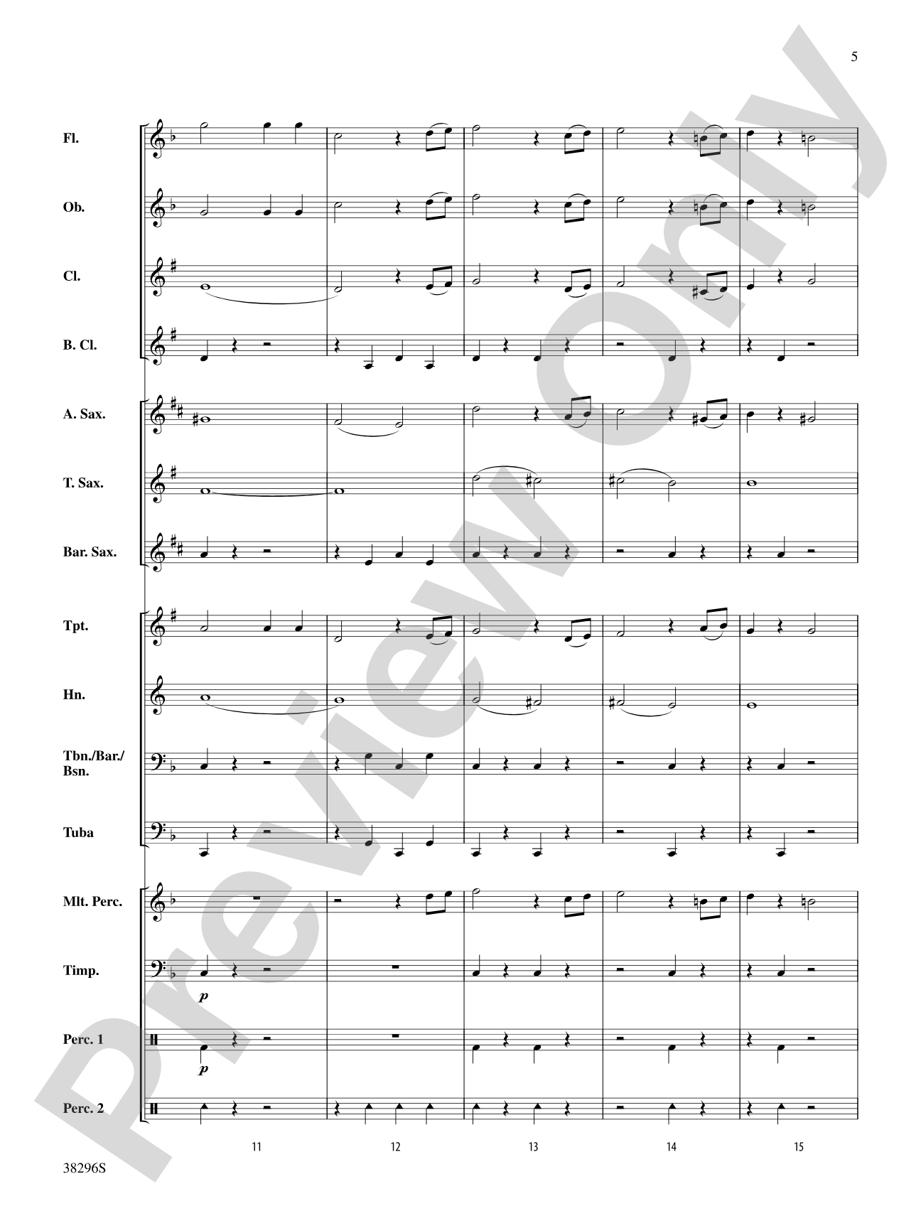 Prelude (from the Holberg Suite): Concert Band Conductor Score & Parts
