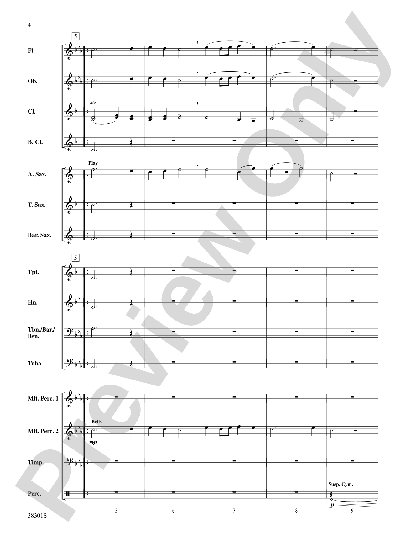 Salvation Is Created: Concert Band Conductor Score & Parts