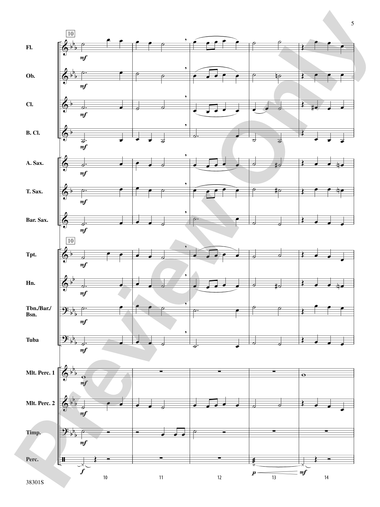 Salvation Is Created: Concert Band Conductor Score & Parts
