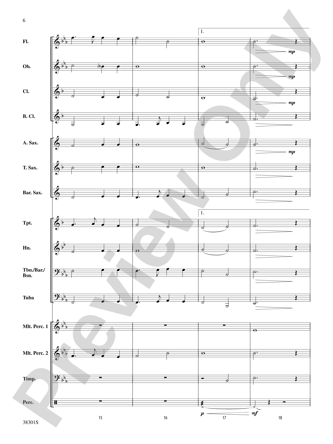 Salvation Is Created: Concert Band Conductor Score & Parts
