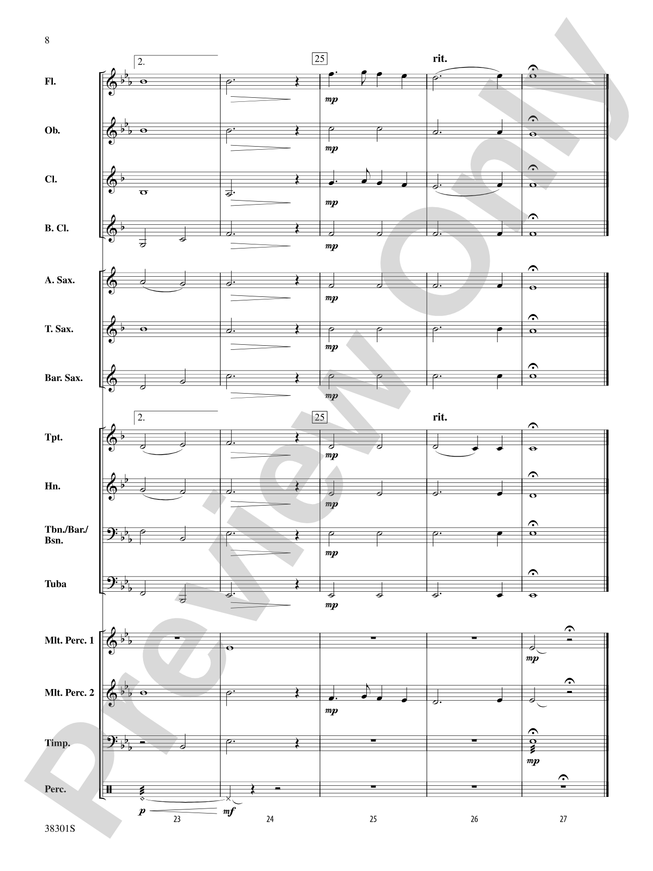Salvation Is Created: Concert Band Conductor Score & Parts