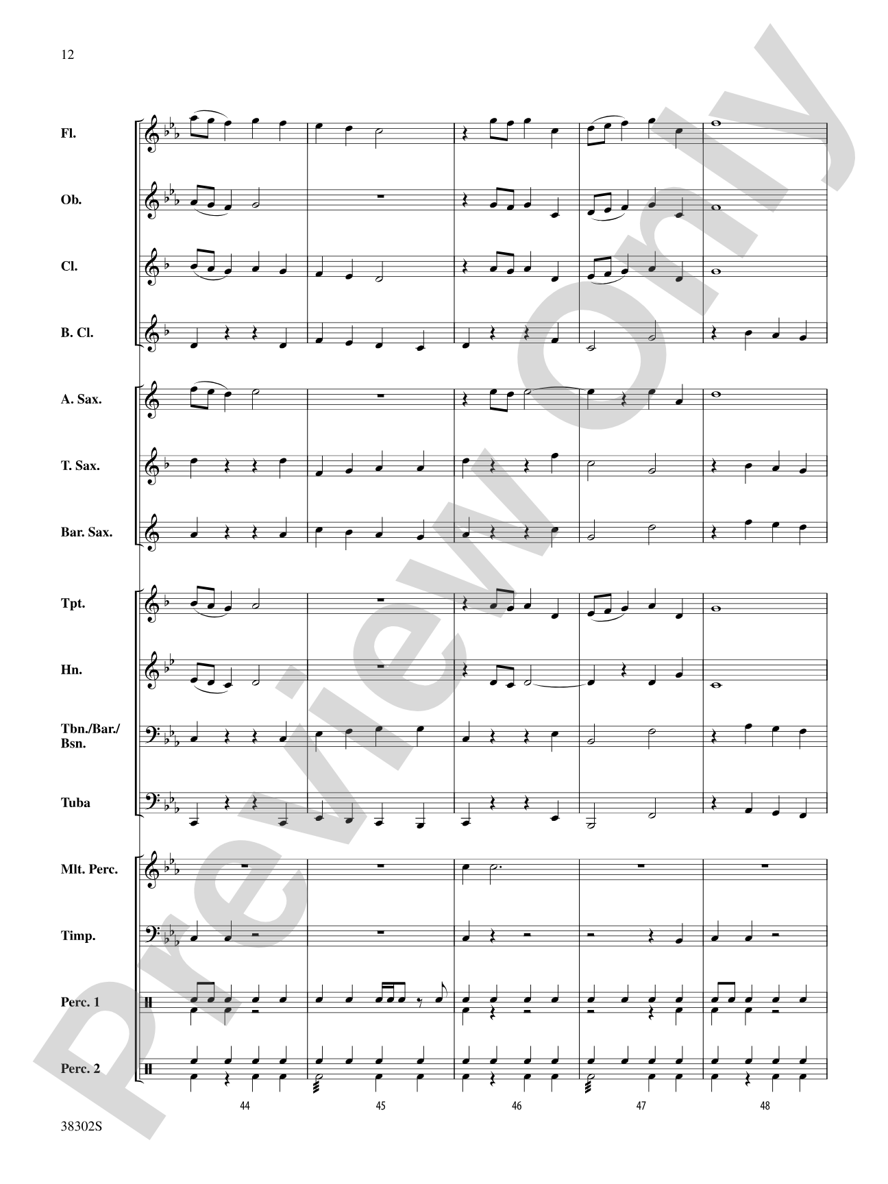 Scirocco: Concert Band Conductor Score & Parts