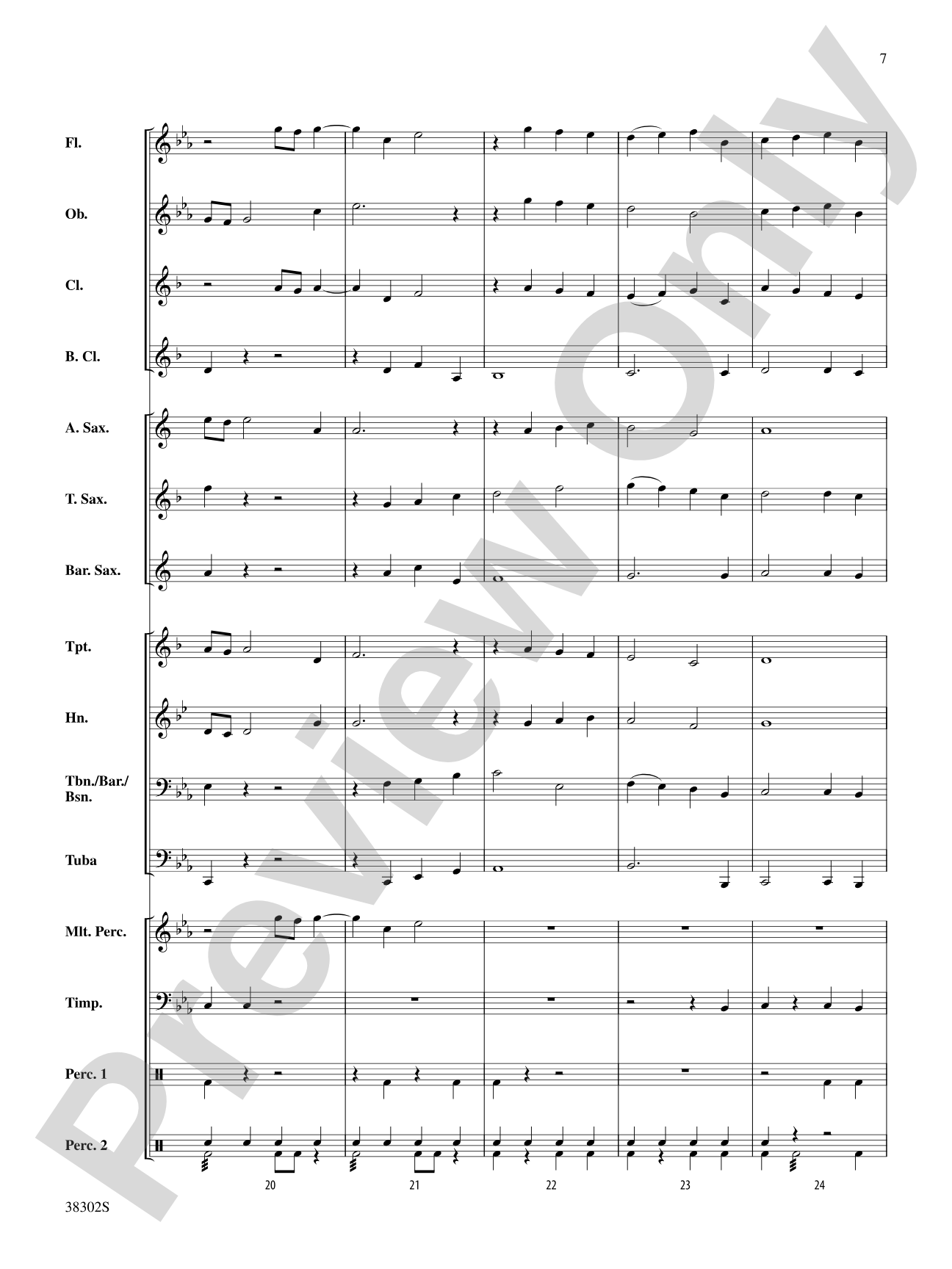 Scirocco: Concert Band Conductor Score & Parts