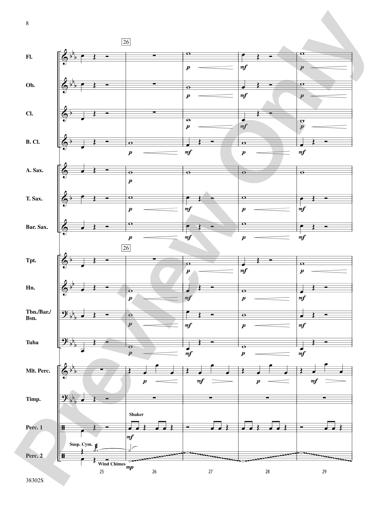 Scirocco: Concert Band Conductor Score & Parts