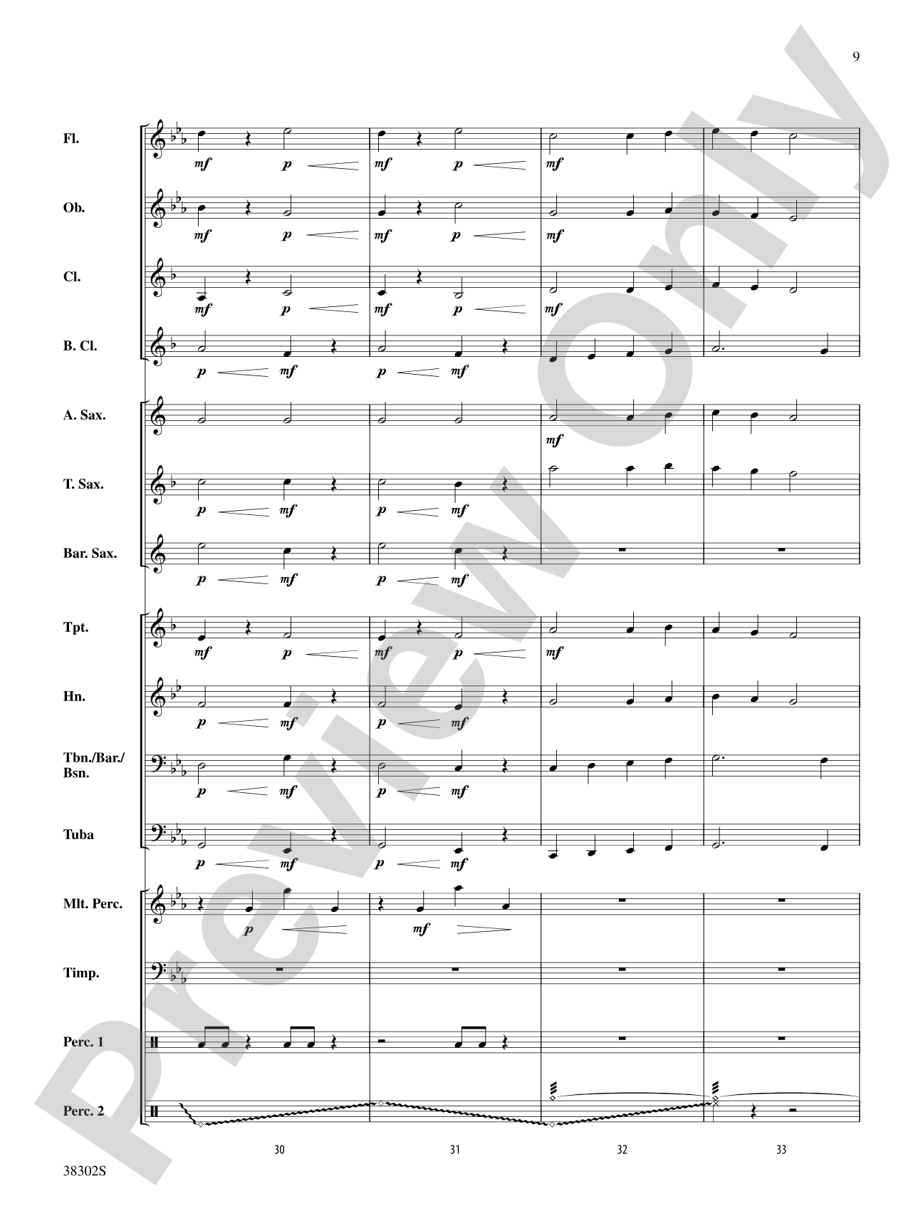 Scirocco: Concert Band Conductor Score & Parts