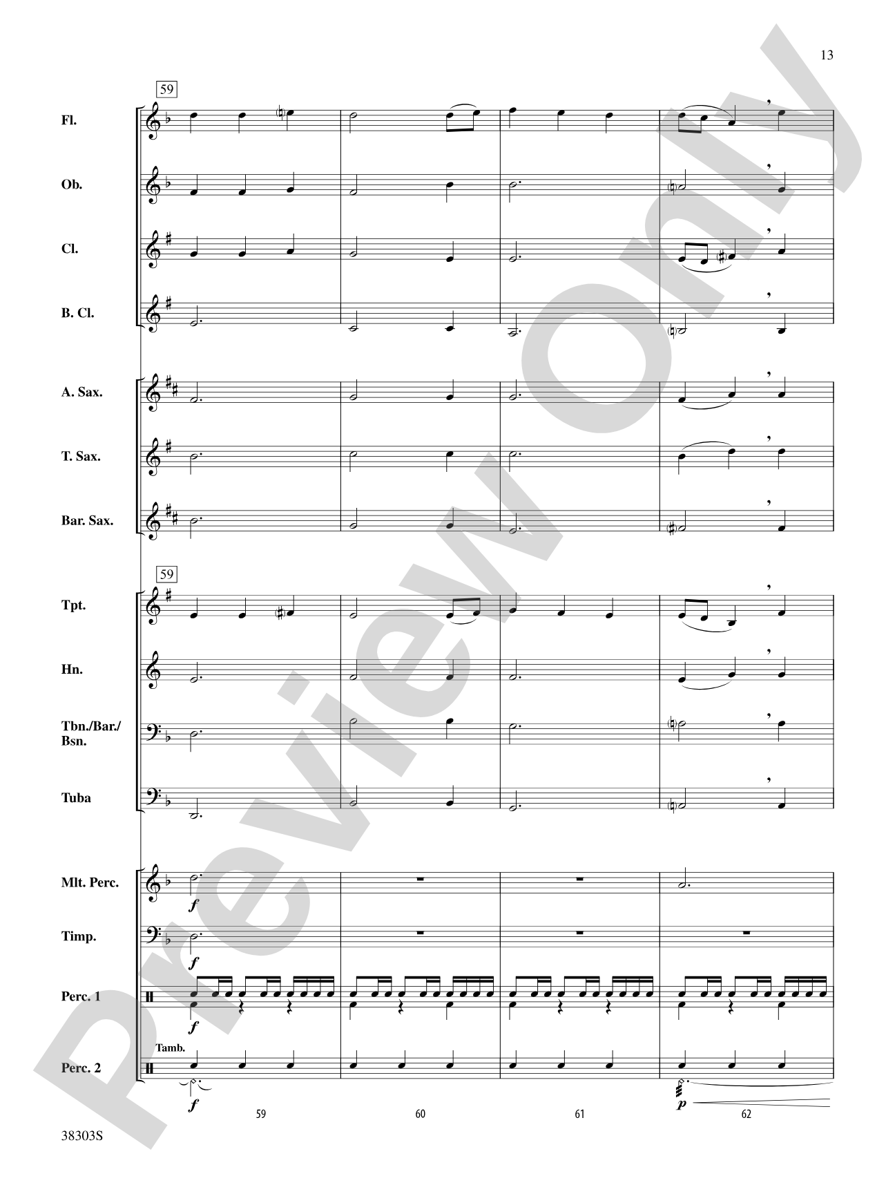 Ghost Ship: Concert Band Conductor Score & Parts