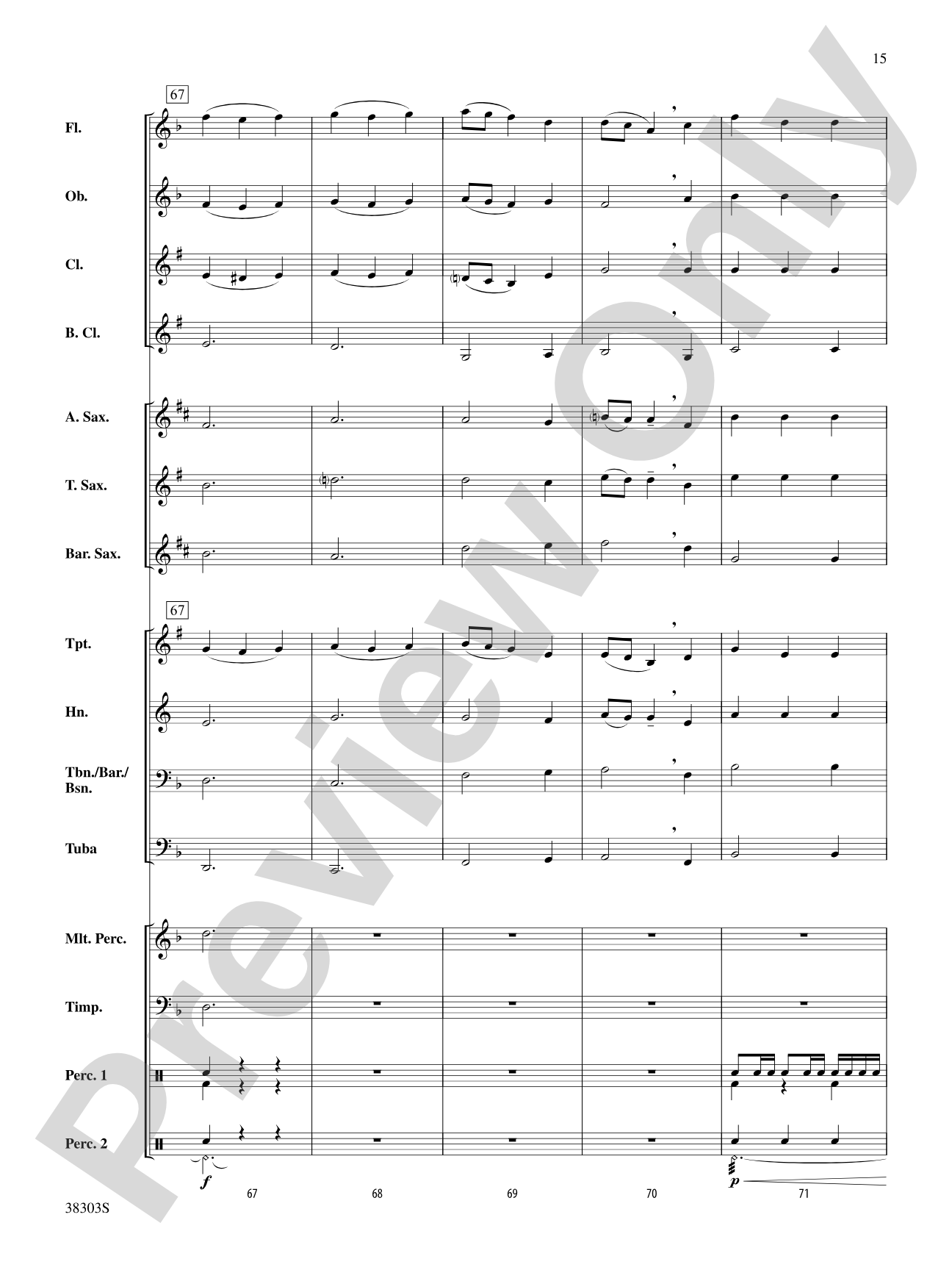 Ghost Ship: Concert Band Conductor Score & Parts