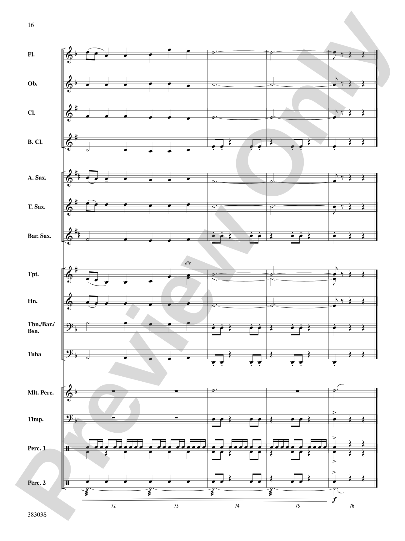 Ghost Ship: Concert Band Conductor Score & Parts