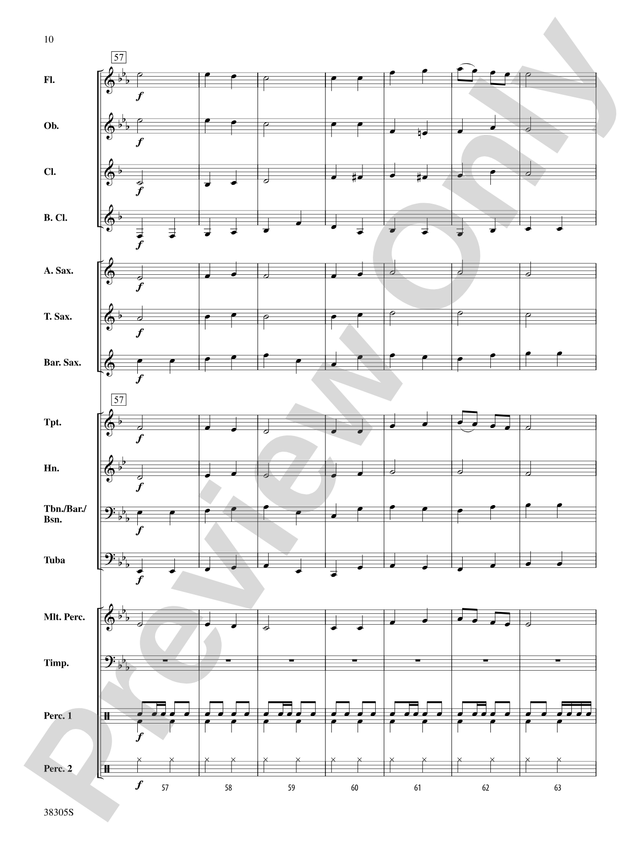A Star Spangled March: Concert Band Conductor Score & Parts