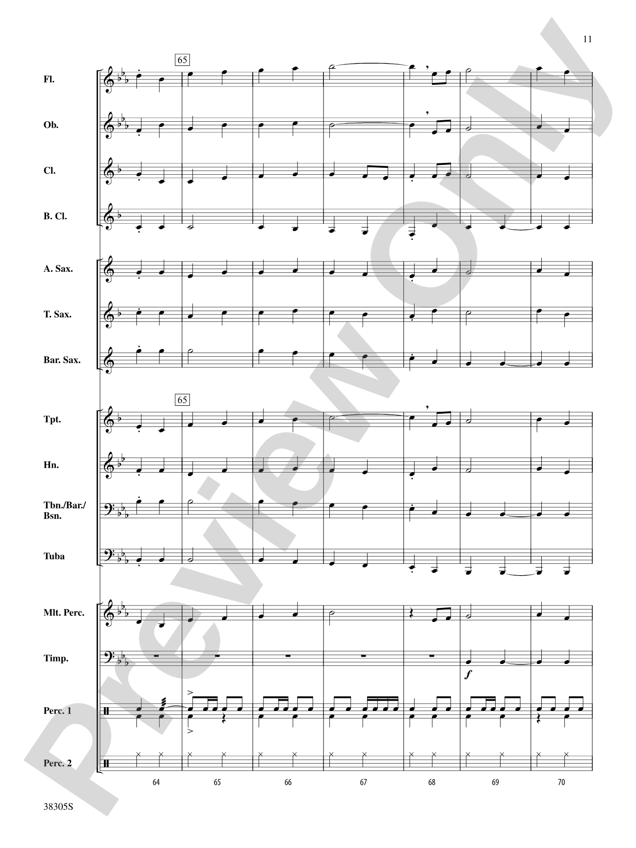 A Star Spangled March: Concert Band Conductor Score & Parts