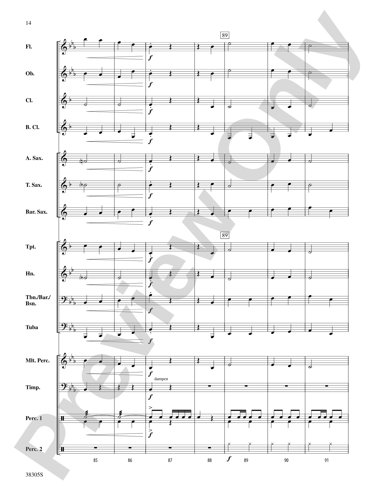 A Star Spangled March: Concert Band Conductor Score & Parts