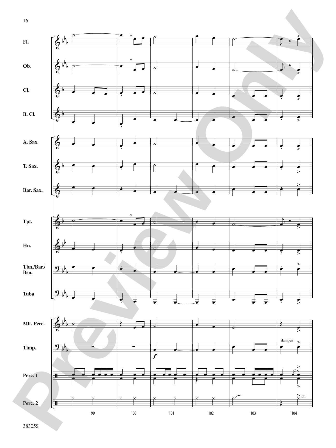 A Star Spangled March: Concert Band Conductor Score & Parts