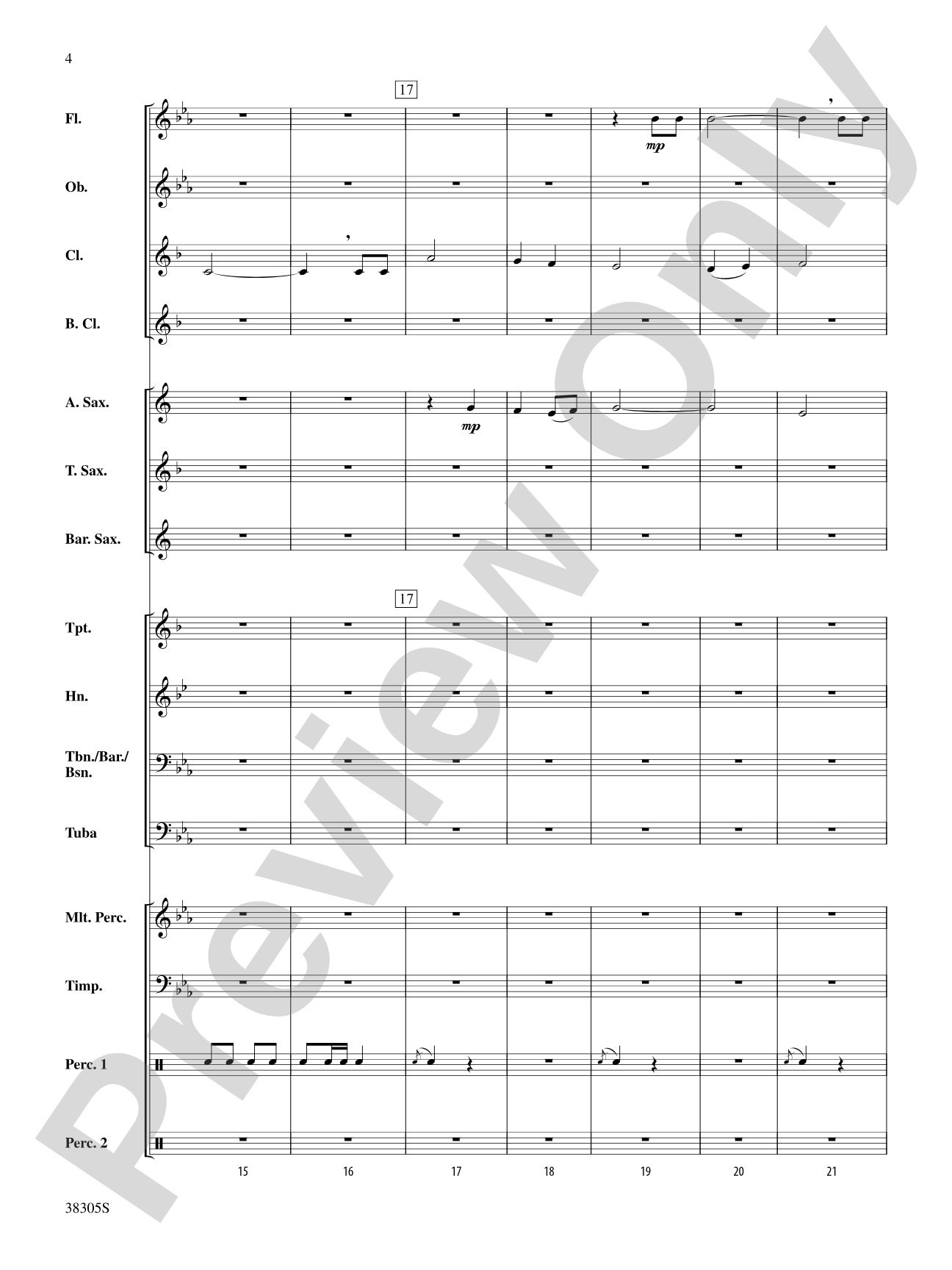 A Star Spangled March: Concert Band Conductor Score & Parts