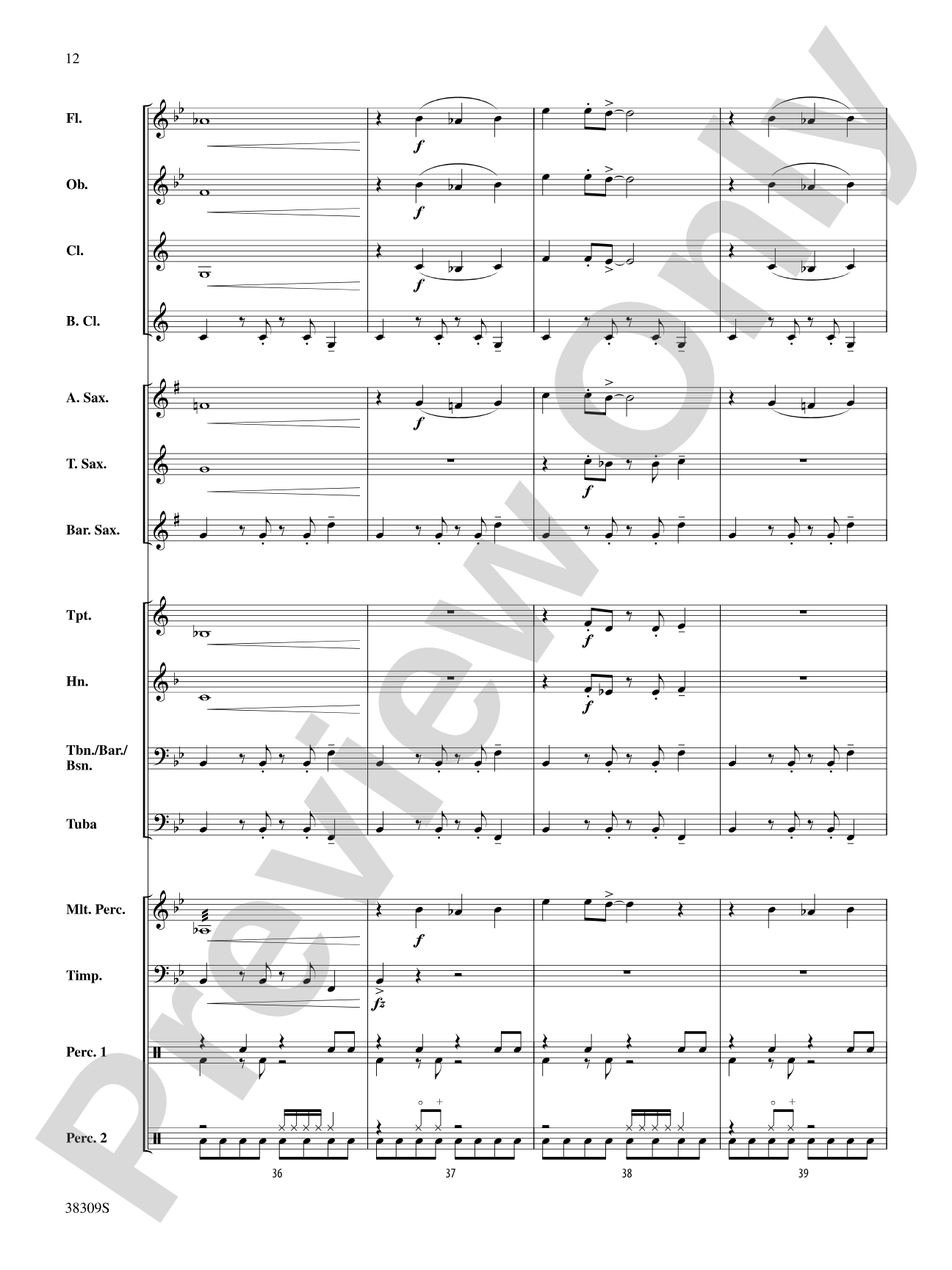 Dune Buggy: Concert Band Conductor Score & Parts