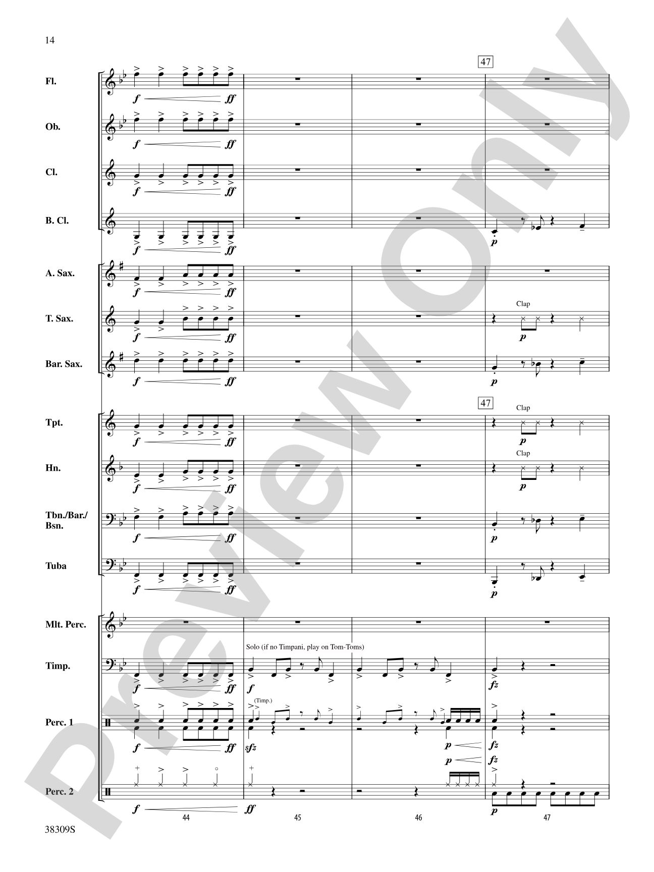 Dune Buggy: Concert Band Conductor Score & Parts