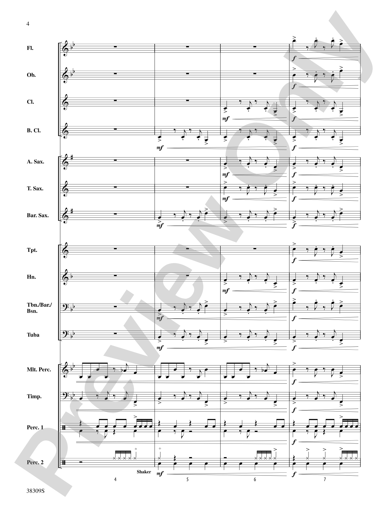 Dune Buggy: Concert Band Conductor Score & Parts