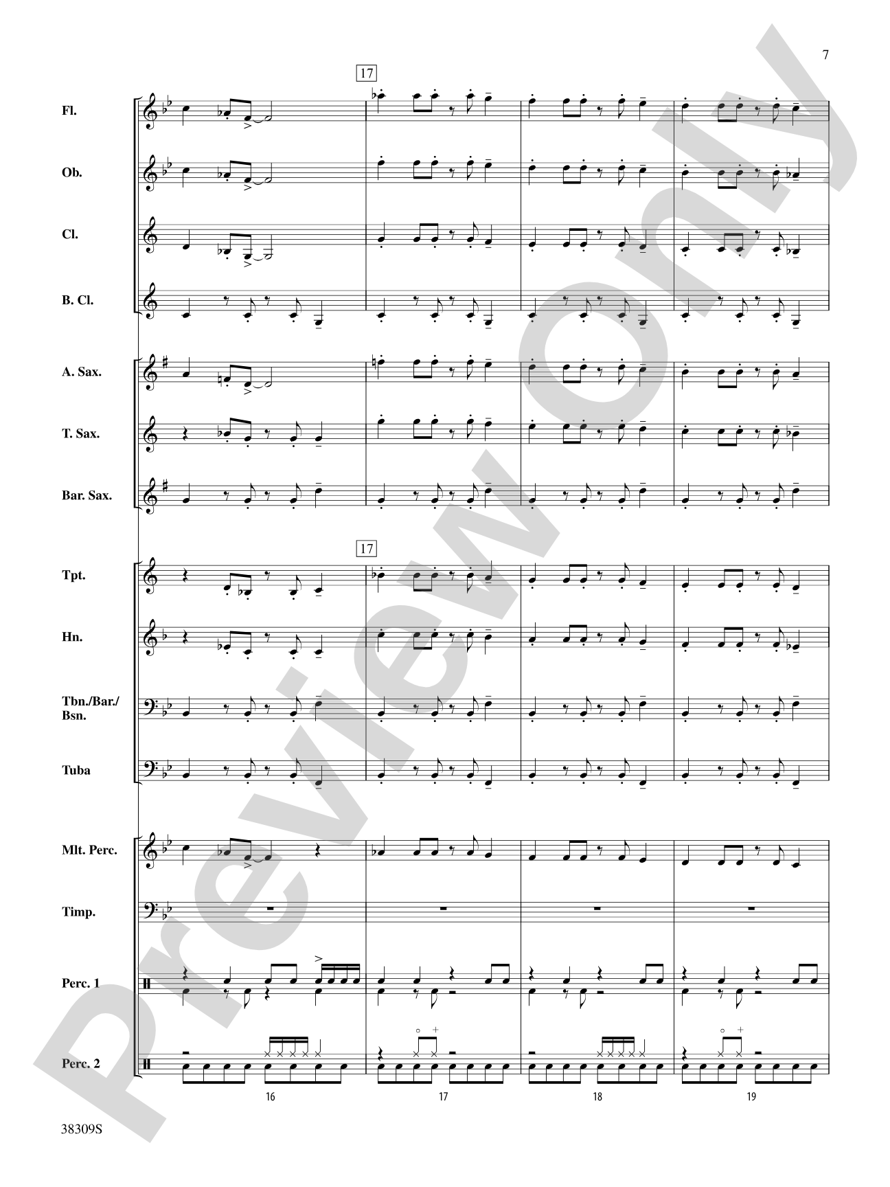 Dune Buggy: Concert Band Conductor Score & Parts