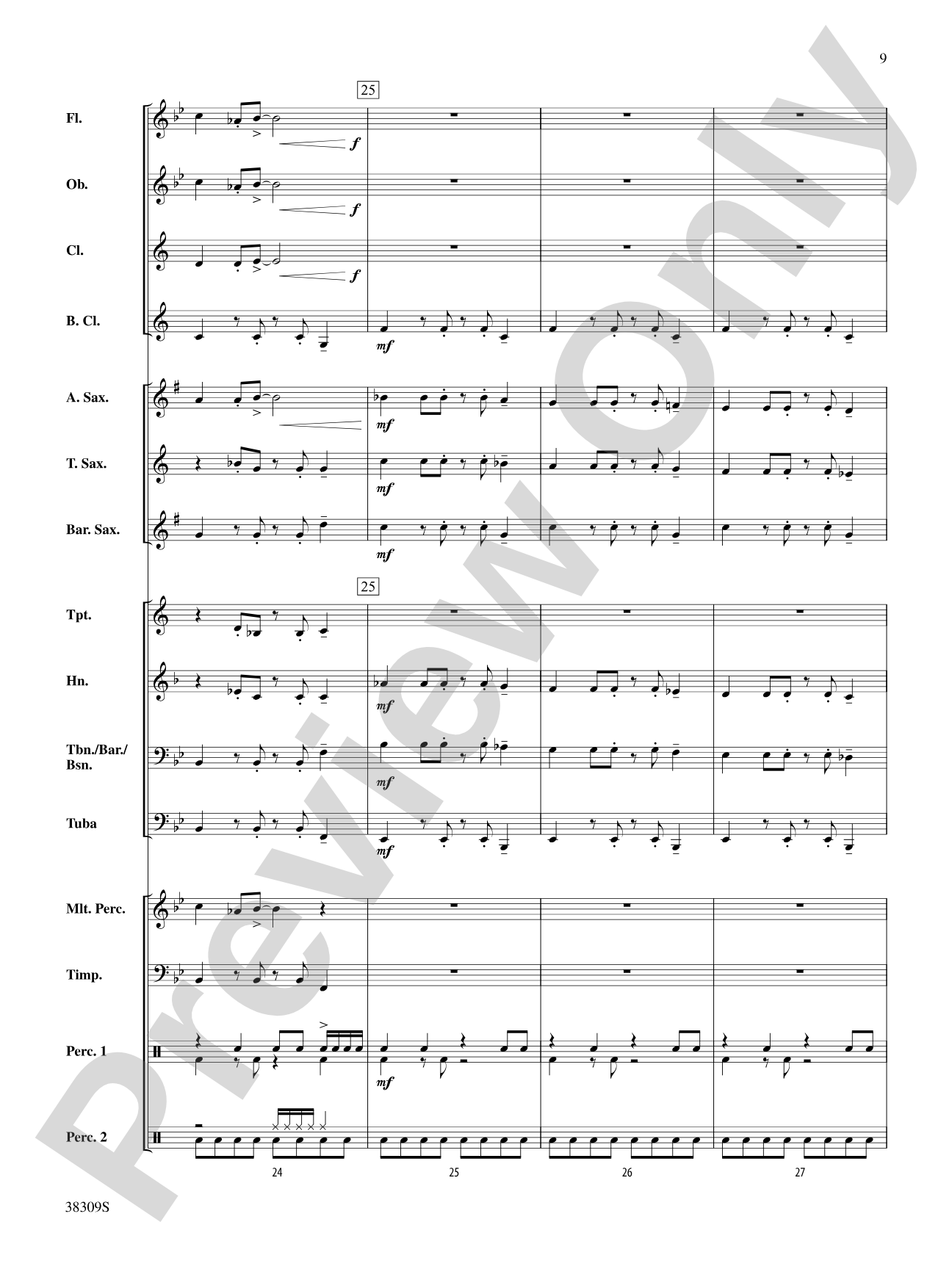 Dune Buggy: Concert Band Conductor Score & Parts