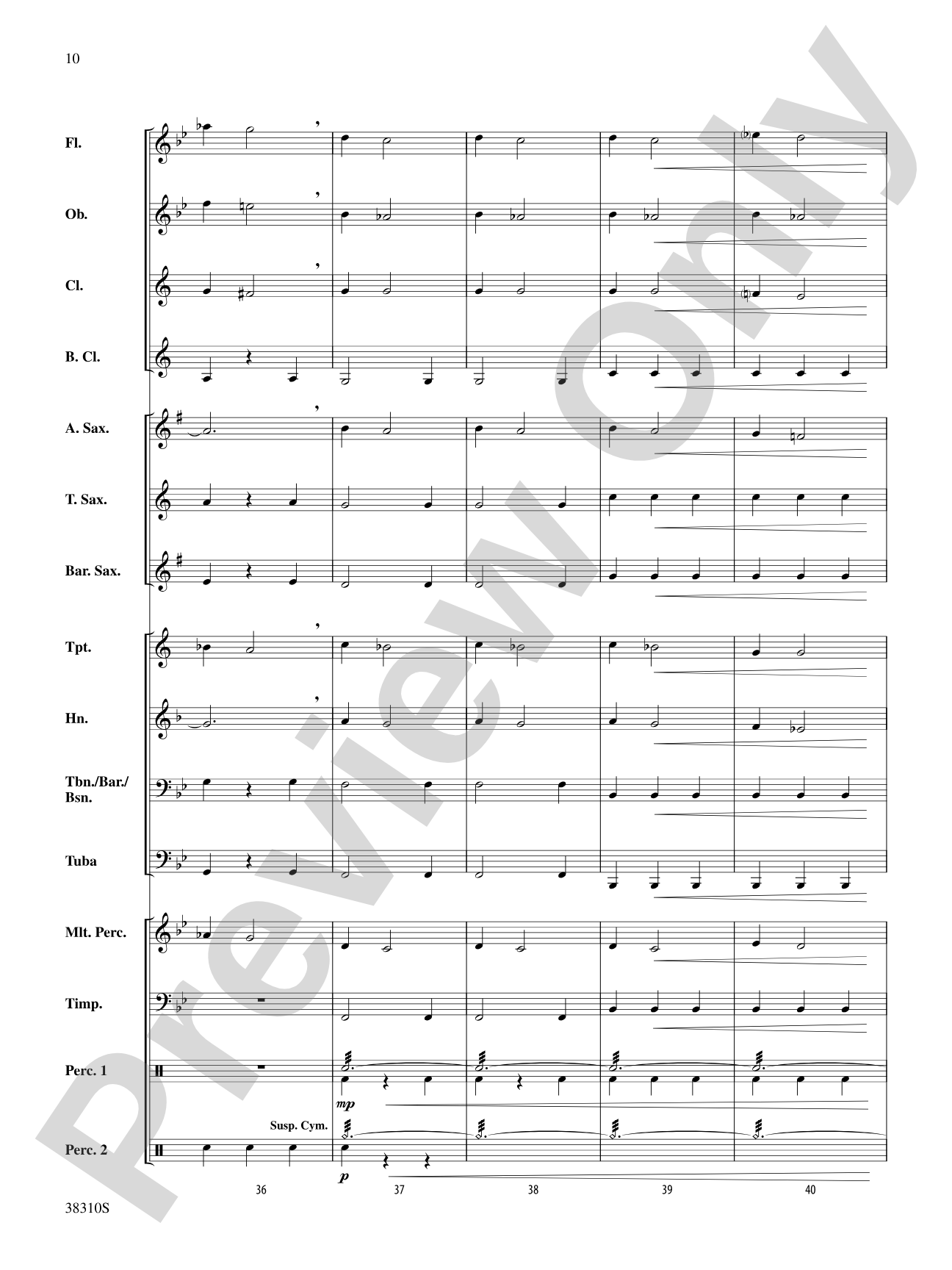 Slavonic Dance No. 1: Concert Band Conductor Score & Parts