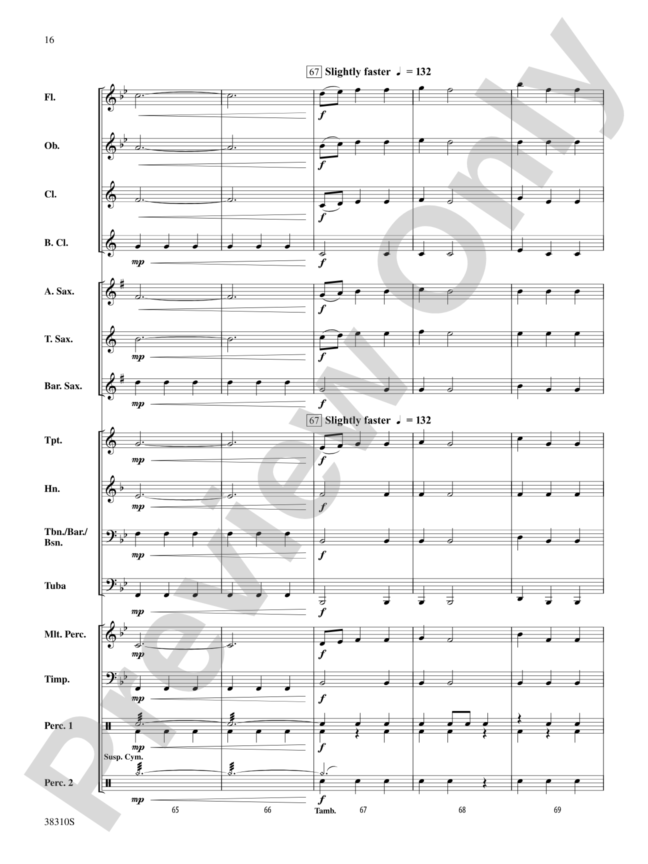 Slavonic Dance No. 1: Concert Band Conductor Score & Parts