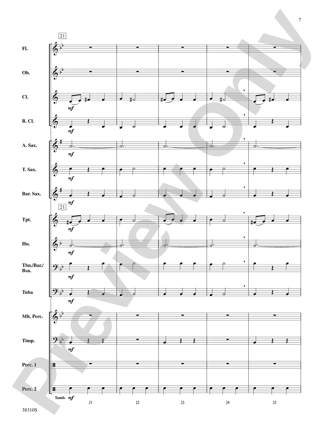 Slavonic Dance No. 1: Concert Band Conductor Score & Parts