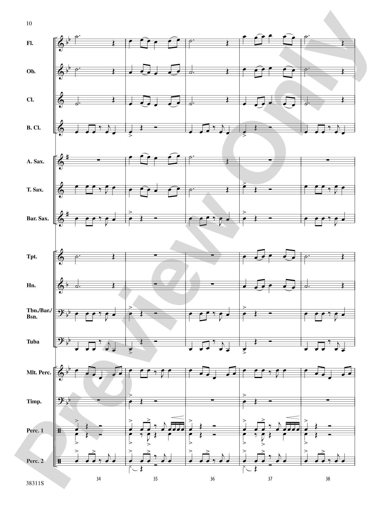 Winds of the Orient: Score